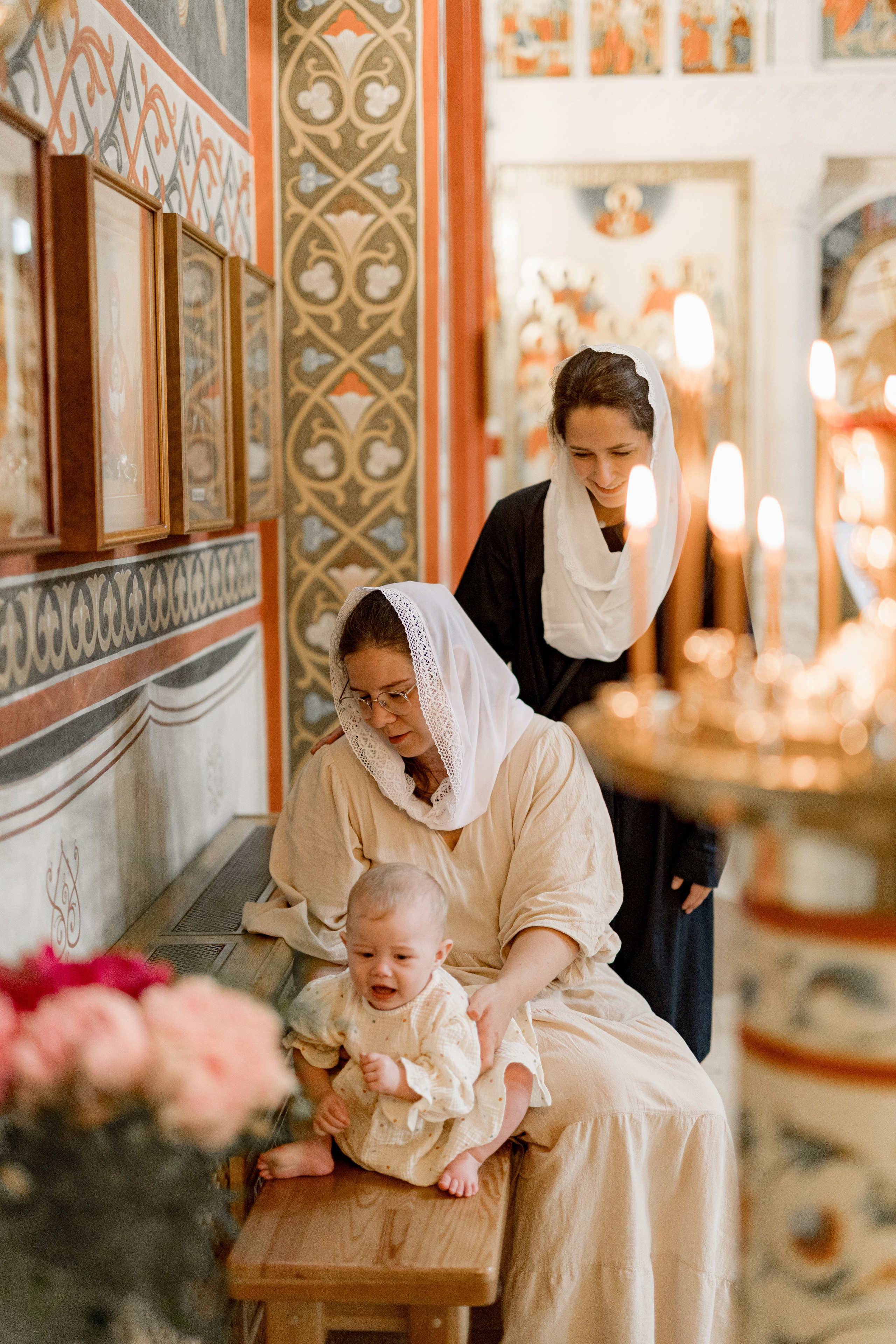 Таинство Крещения Веры. Фотограф новорождённых Newborn Москва