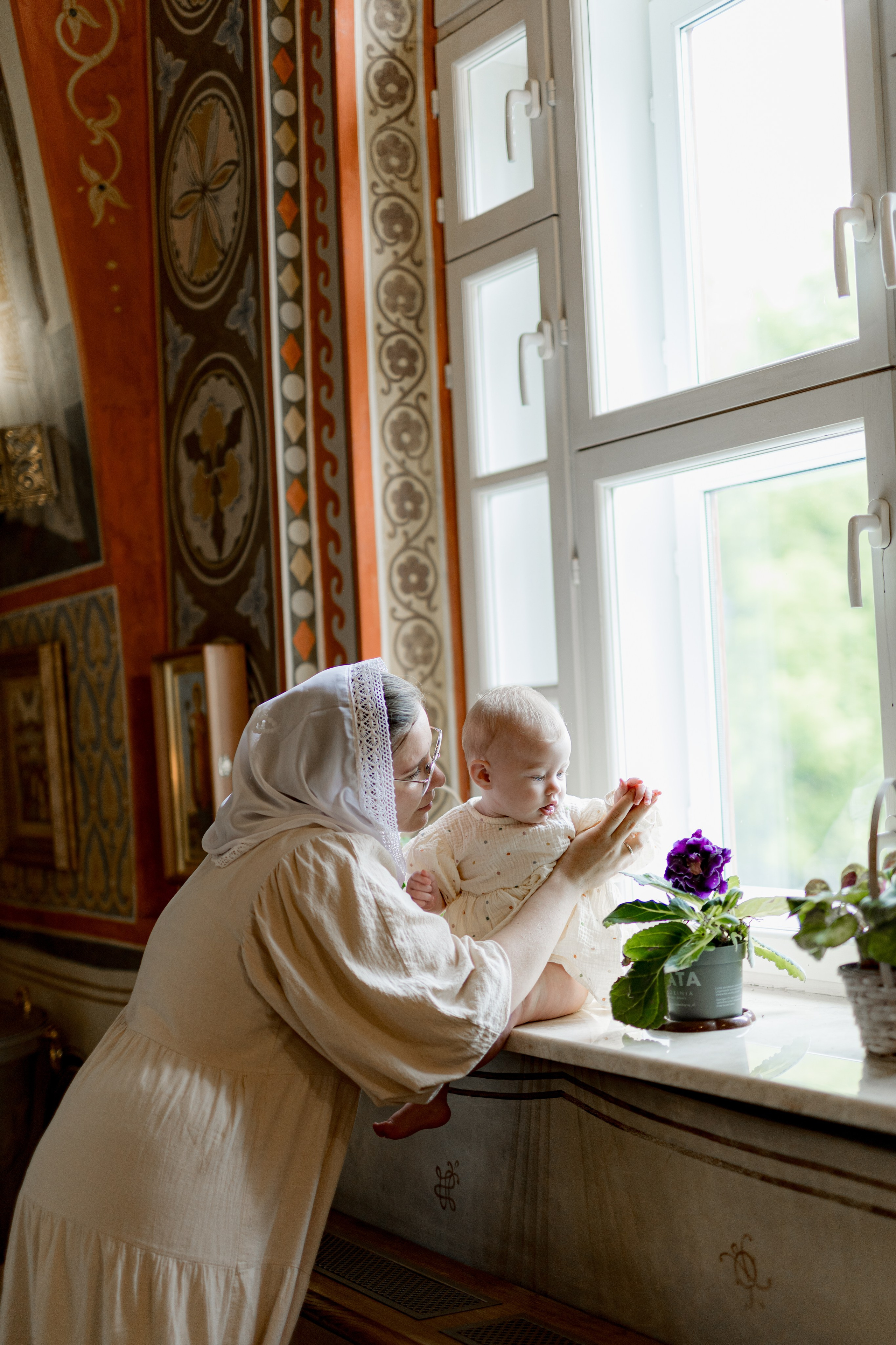 Таинство Крещения Веры. Фотограф новорождённых Newborn Москва
