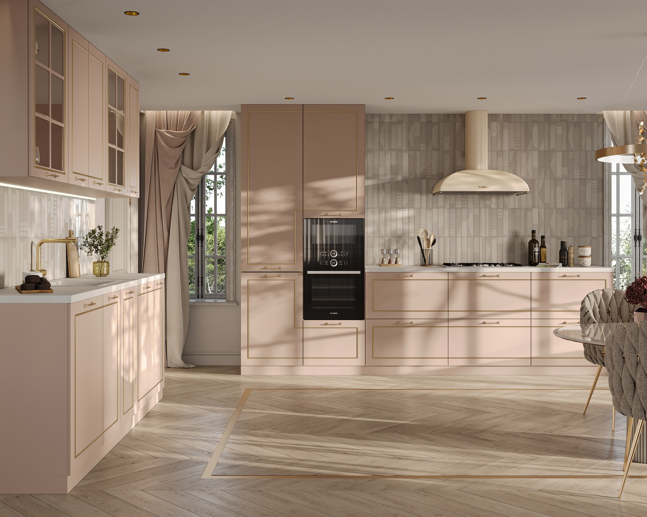 MKR кухонные гарнитуры (предметная 3D визуализация). Королёва Анастасия | 3D визуализатор