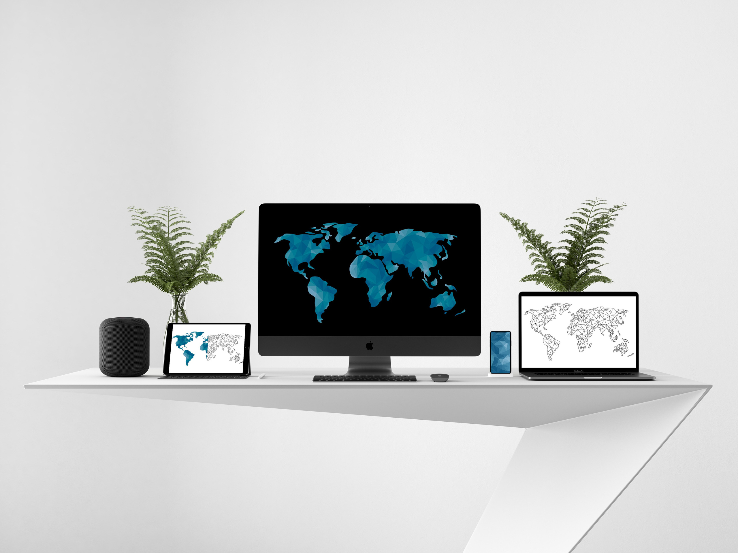 Low Poly объект