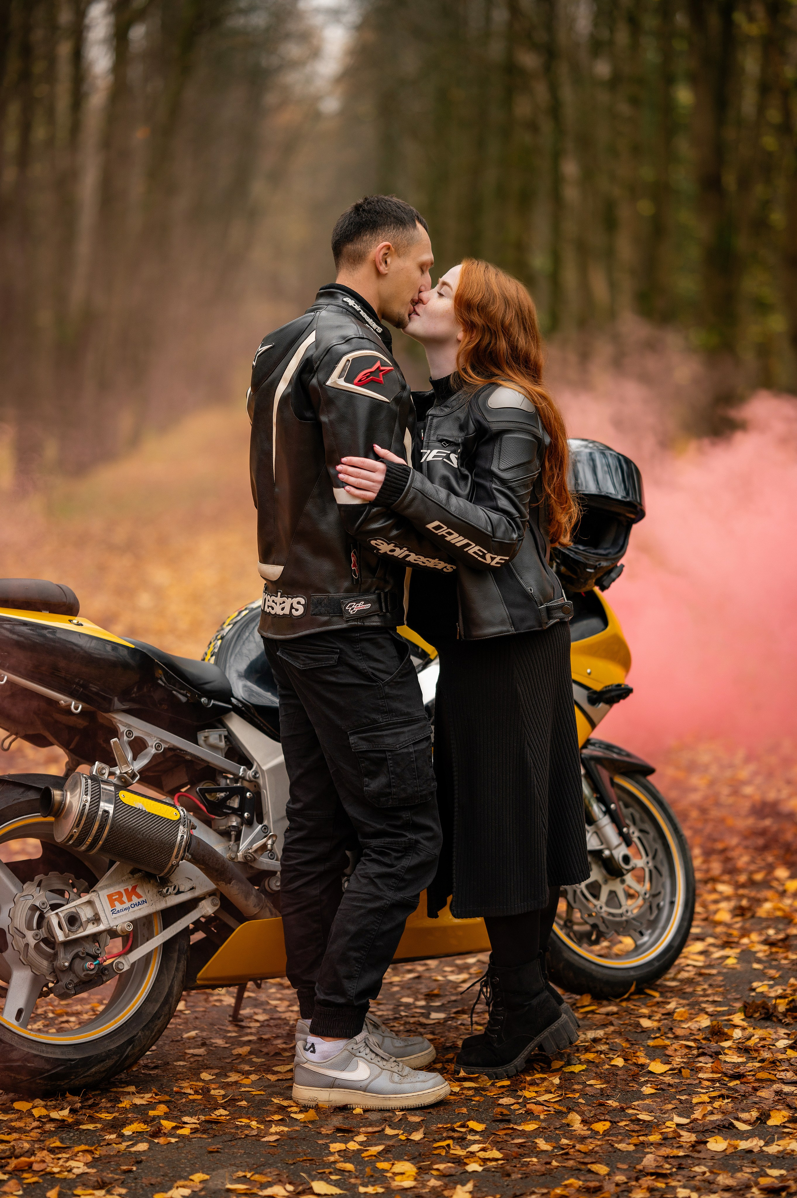 Мото-семья в ожидании. Творческий фотограф Вологда