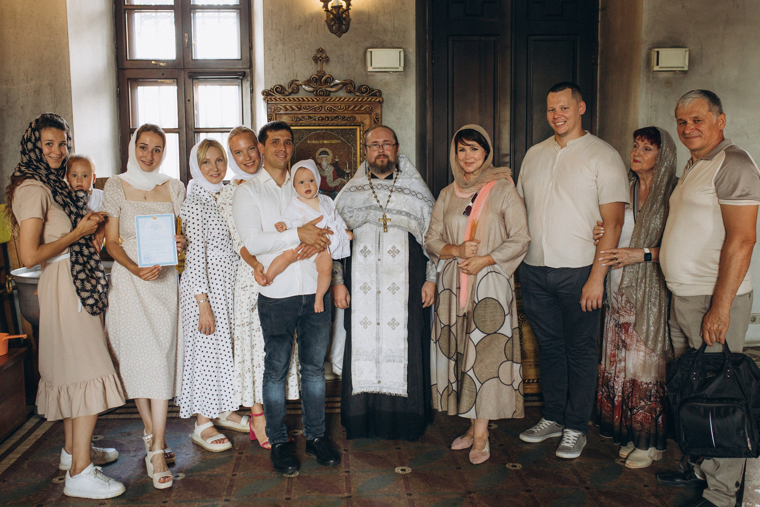 Крещение Марии. Семейный фотограф в Обнинске