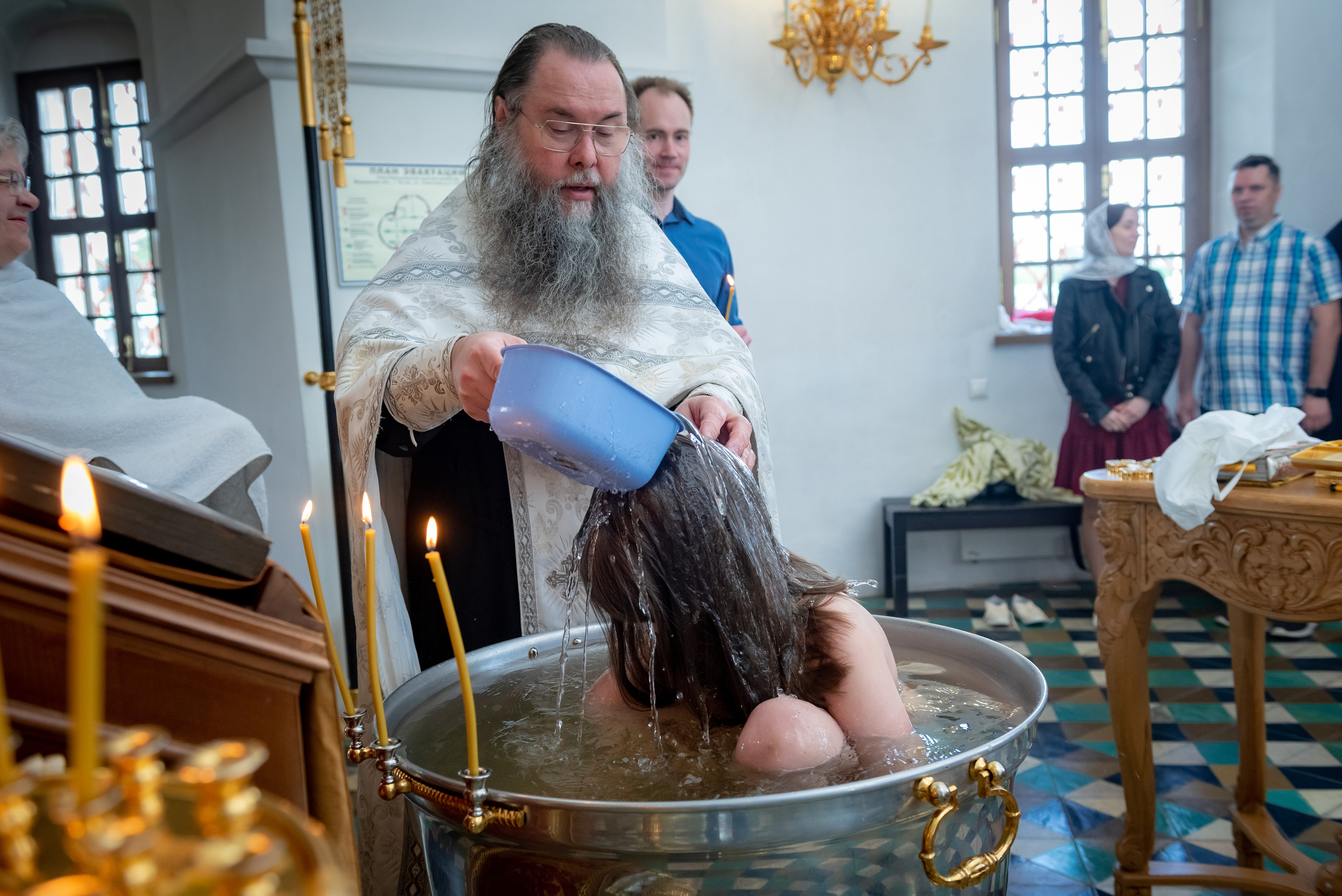 Крещение в храме Новый Иерусалим. Станислав Тюрин Фотограф Москва. Индивидуальные и семейные фотосессии;