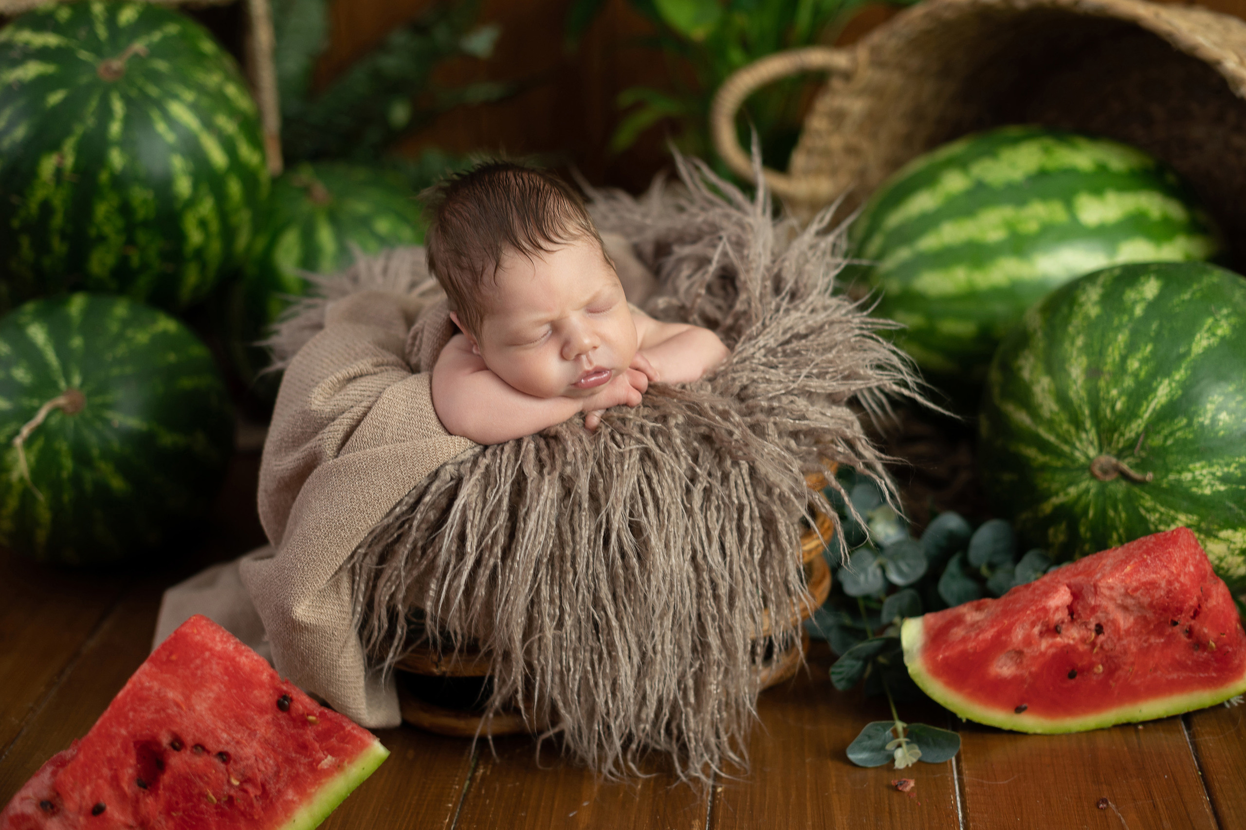 Димочка, 21 денек. Детский и семейный фотограф в Красноярске. Фотосессии новорожденных малышей до 1 месяца