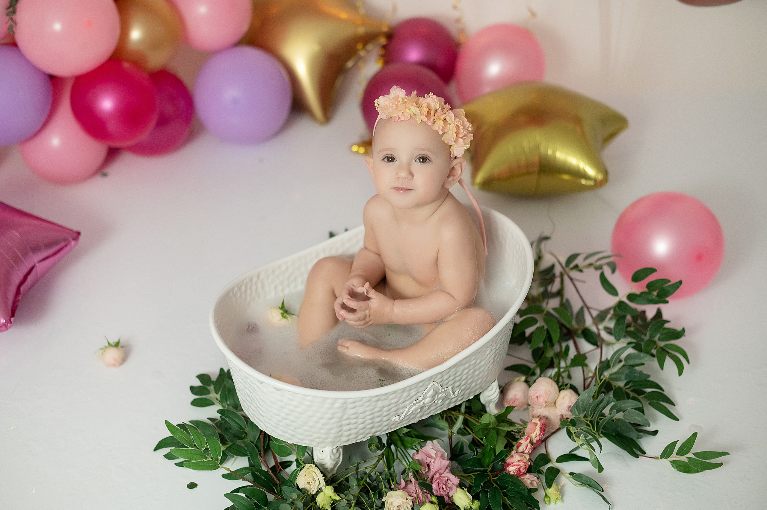 Первая фотосессия Мирабеллы. Детский и семейный фотограф в Красноярске. Фотосессии новорожденных малышей до 1 месяца