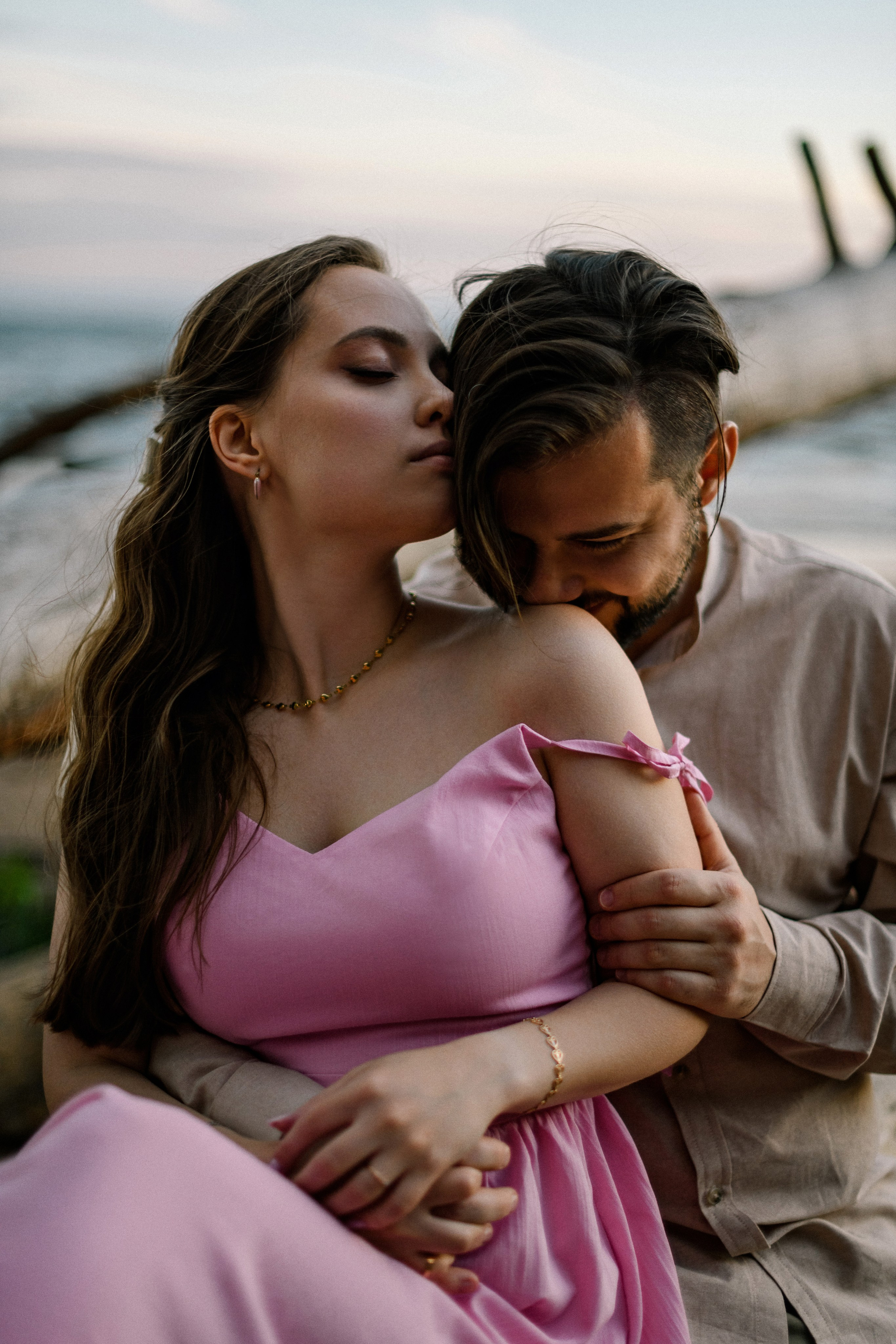 Настя и Вова Финский залив. Свадебный фотограф в Санкт-Петербурге София Шубик