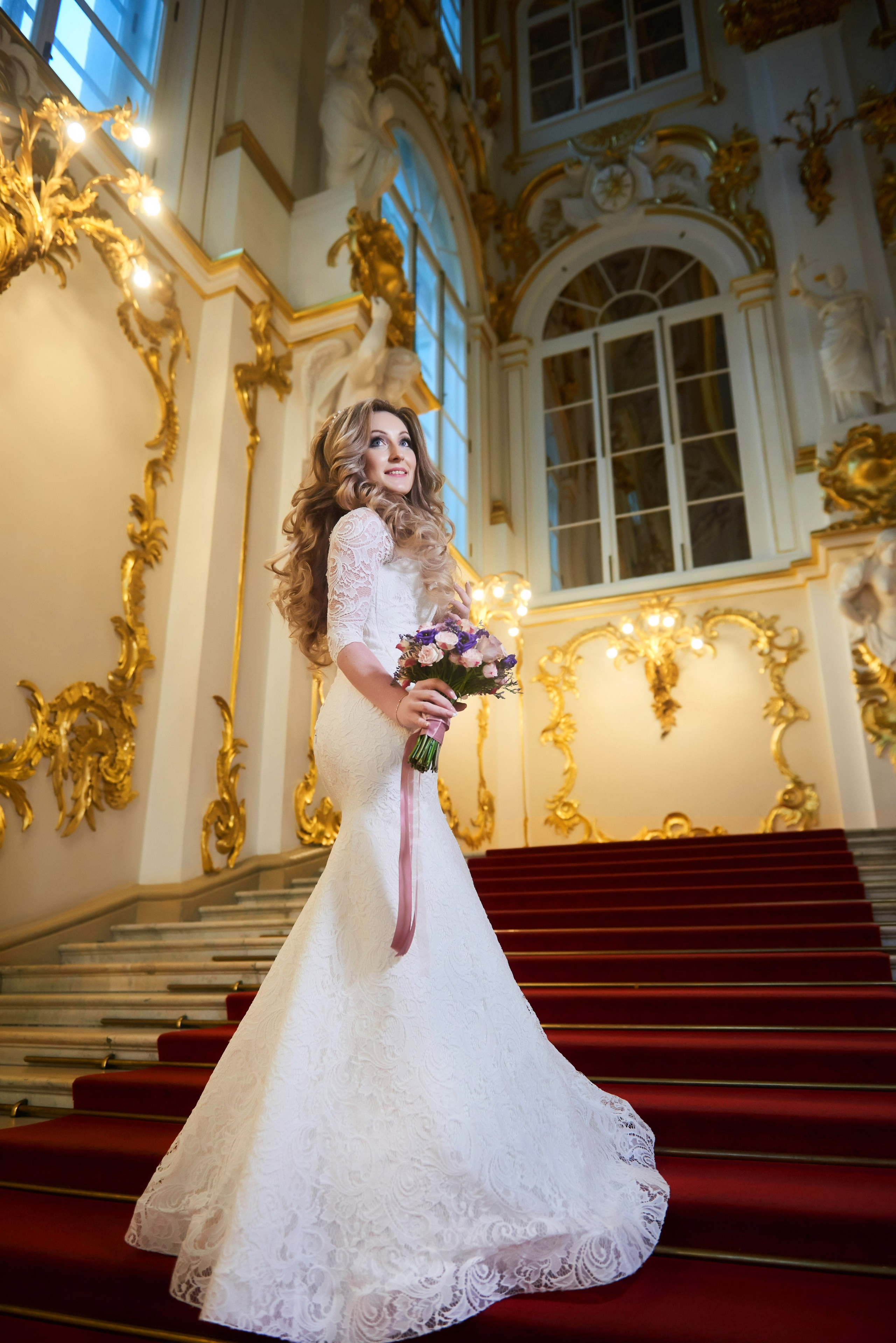 Илона и Андрей (фотосессия в ночном Эрмитаже). Портретный, семейный и свадебный фотограф в Санкт-Петербурге и в Пушкине Ширяев Денис