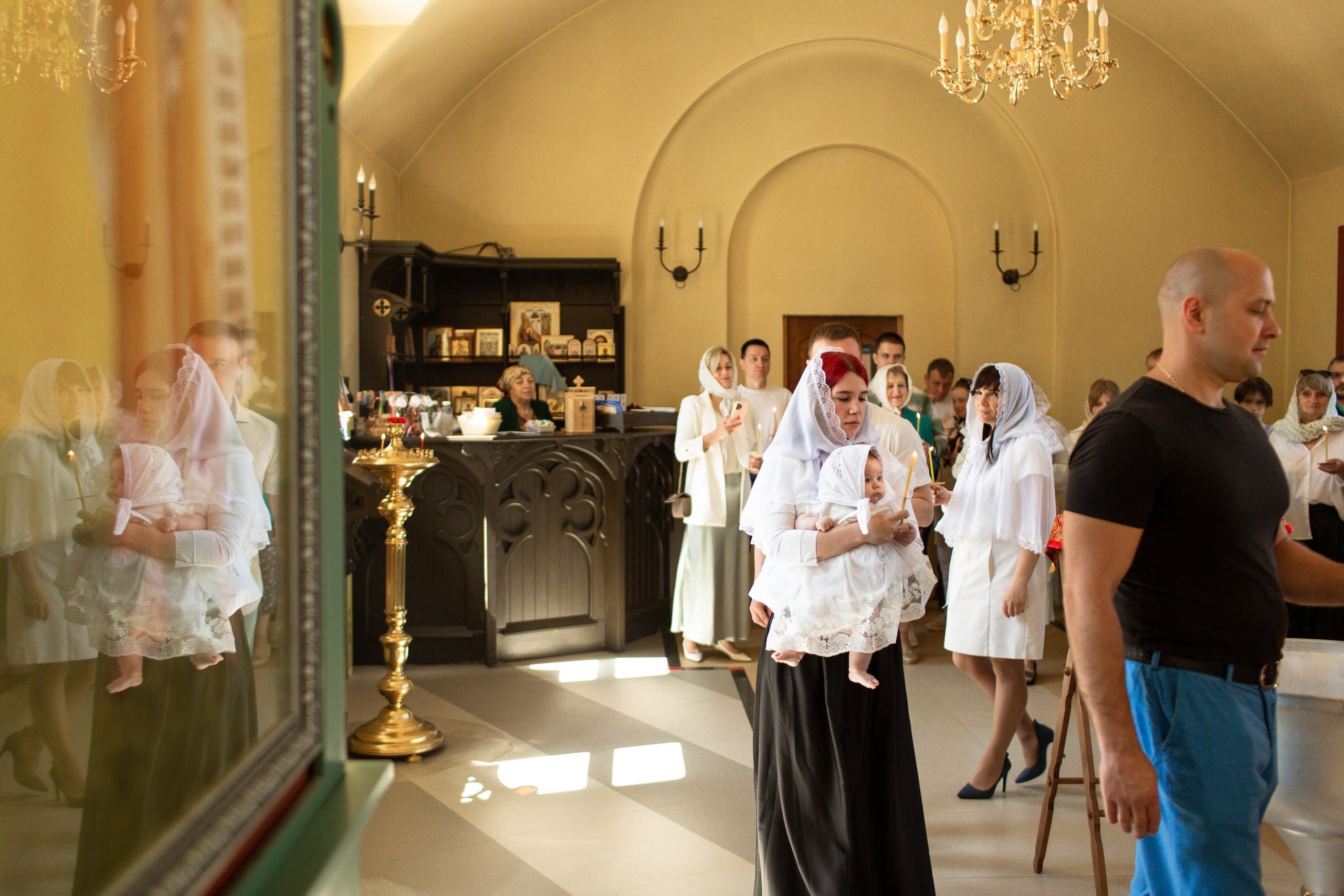 Крещение Киры. Свадебный и Семейный фотограф в Москве Александра Вайпер