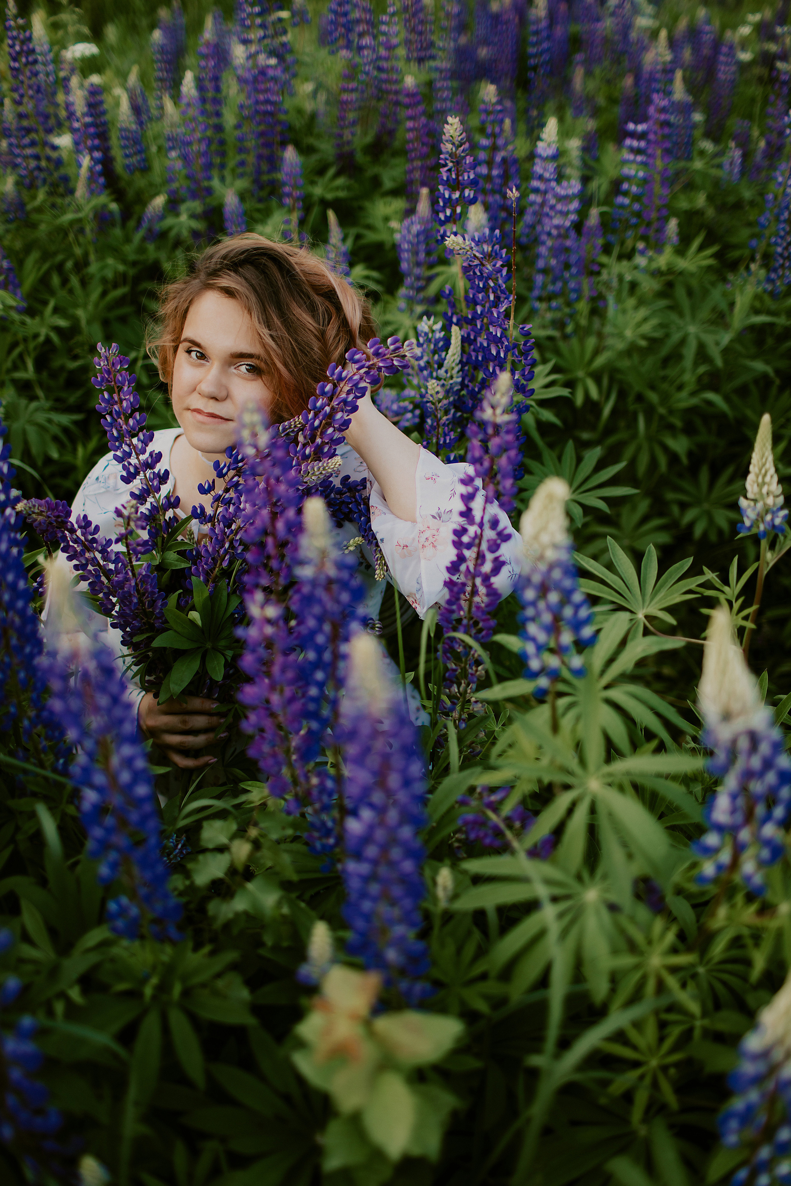Фотосессия в полях люпинов. Фотограф в Москве и Подольске Алла Богатова