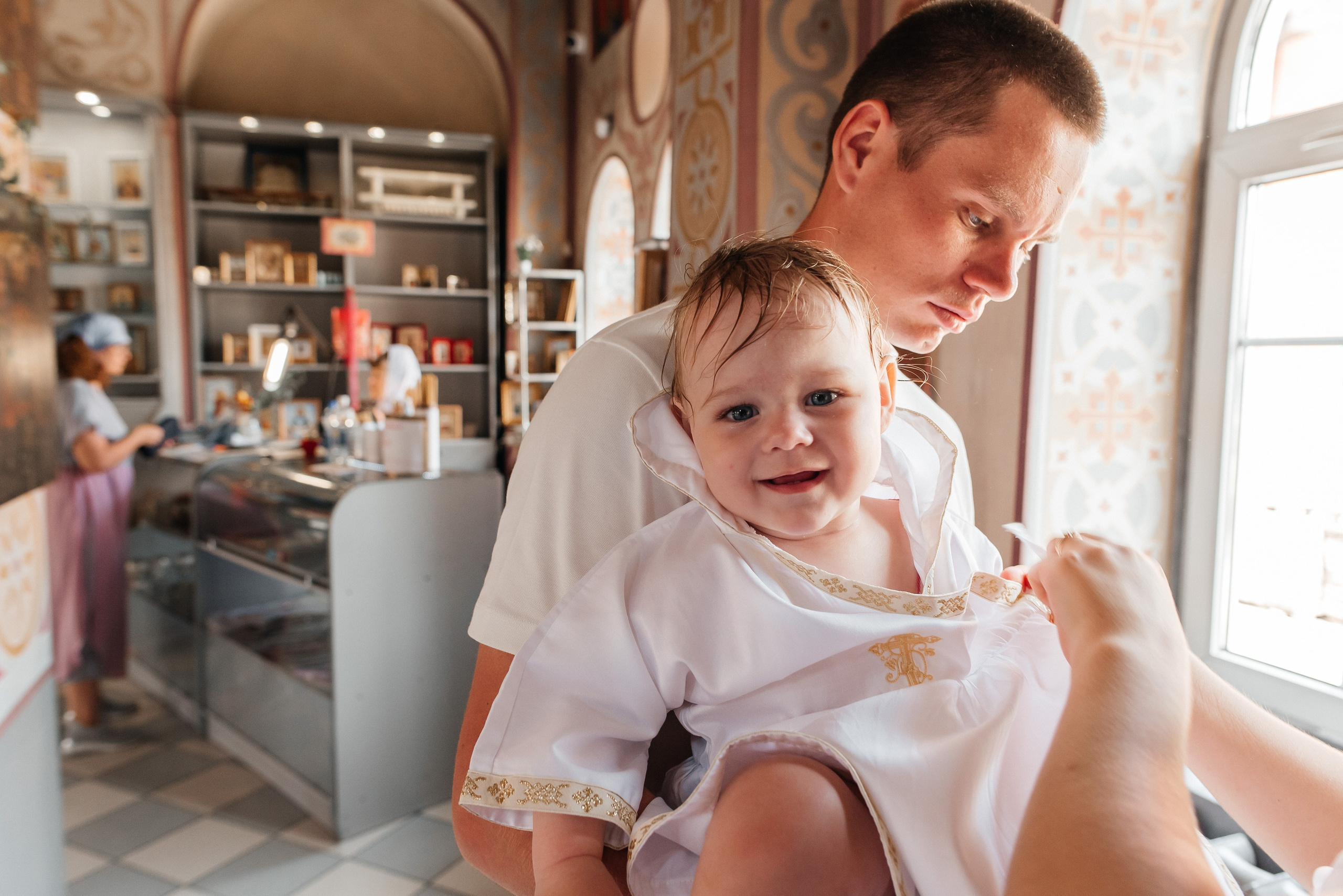 Крещение Ангелины. Детский и семейный фотограф выпускной альбом Приморско-Ахтарск