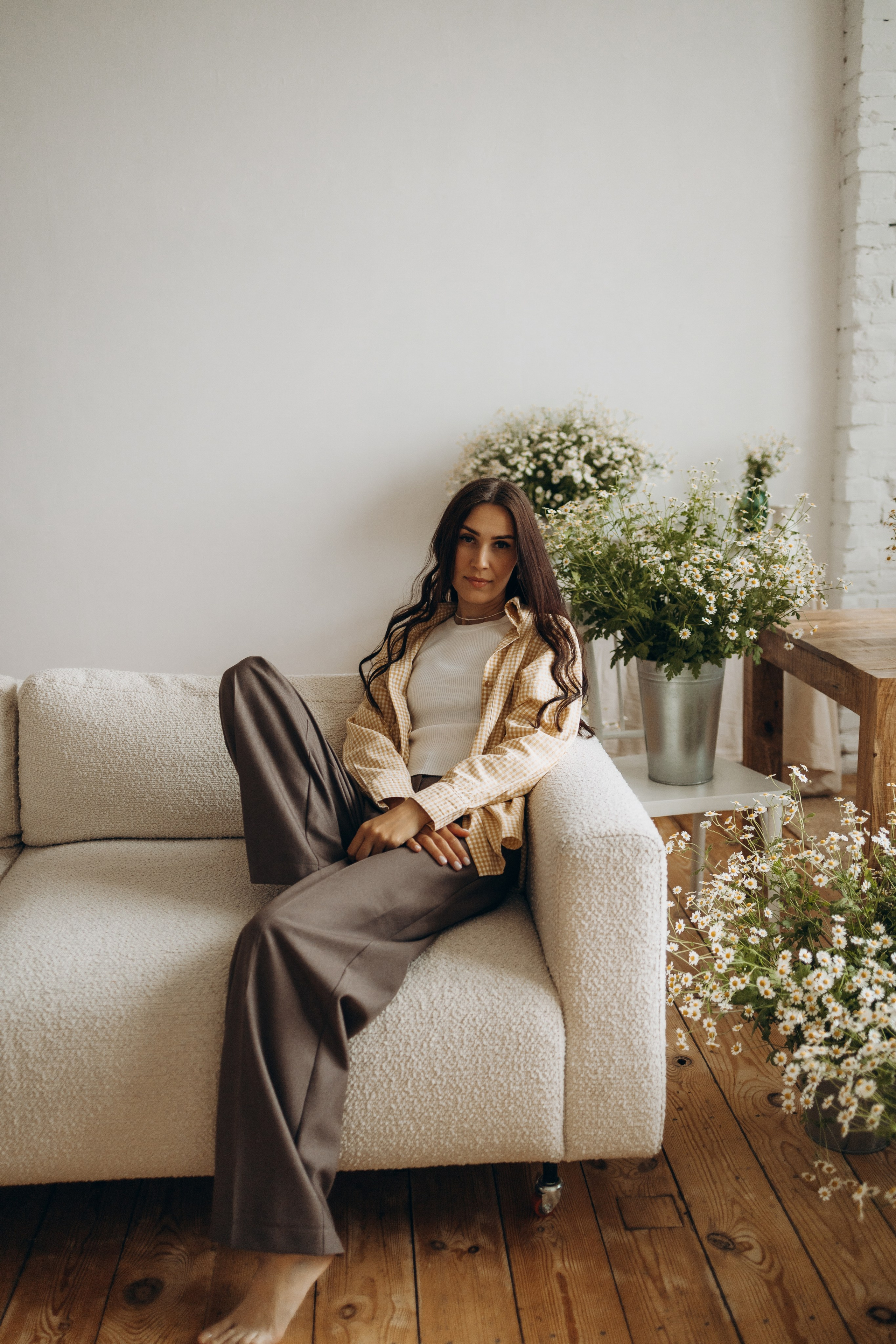 Вика ромашки. Самый теплый фотограф в Краснодаре Рябоконь Ксения