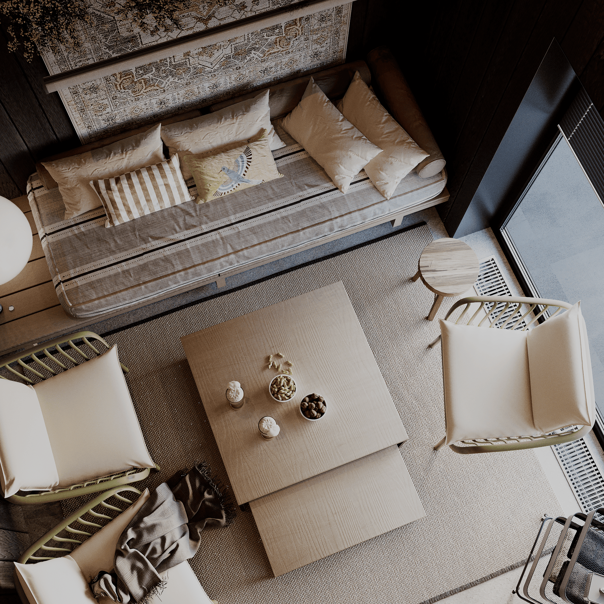 Баня, п.Манский. Дизайн интерьера от Дмитрия Баландина