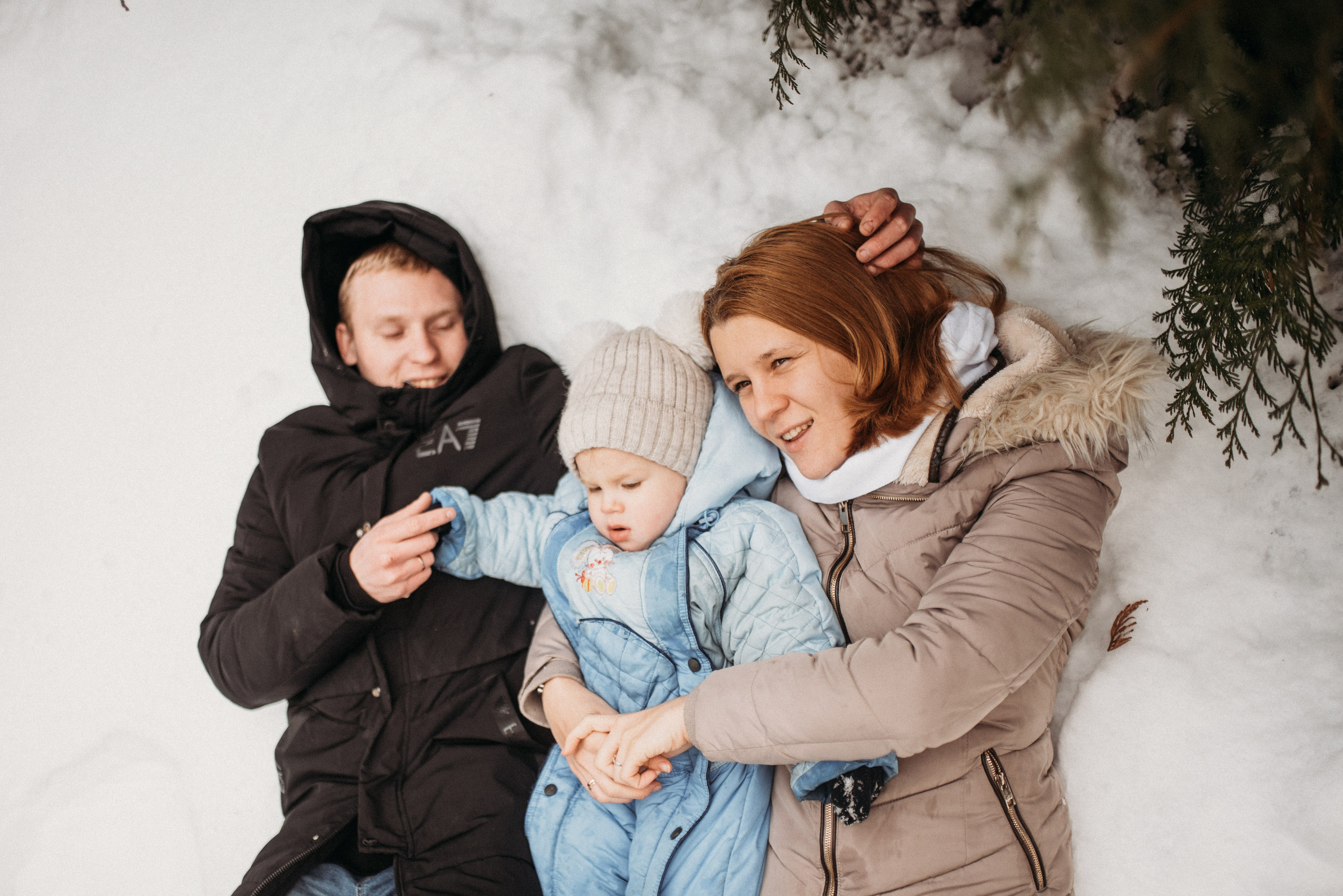 Серёжа и снег ❄️. Фотограф в Сочи — Маргарита Поганова