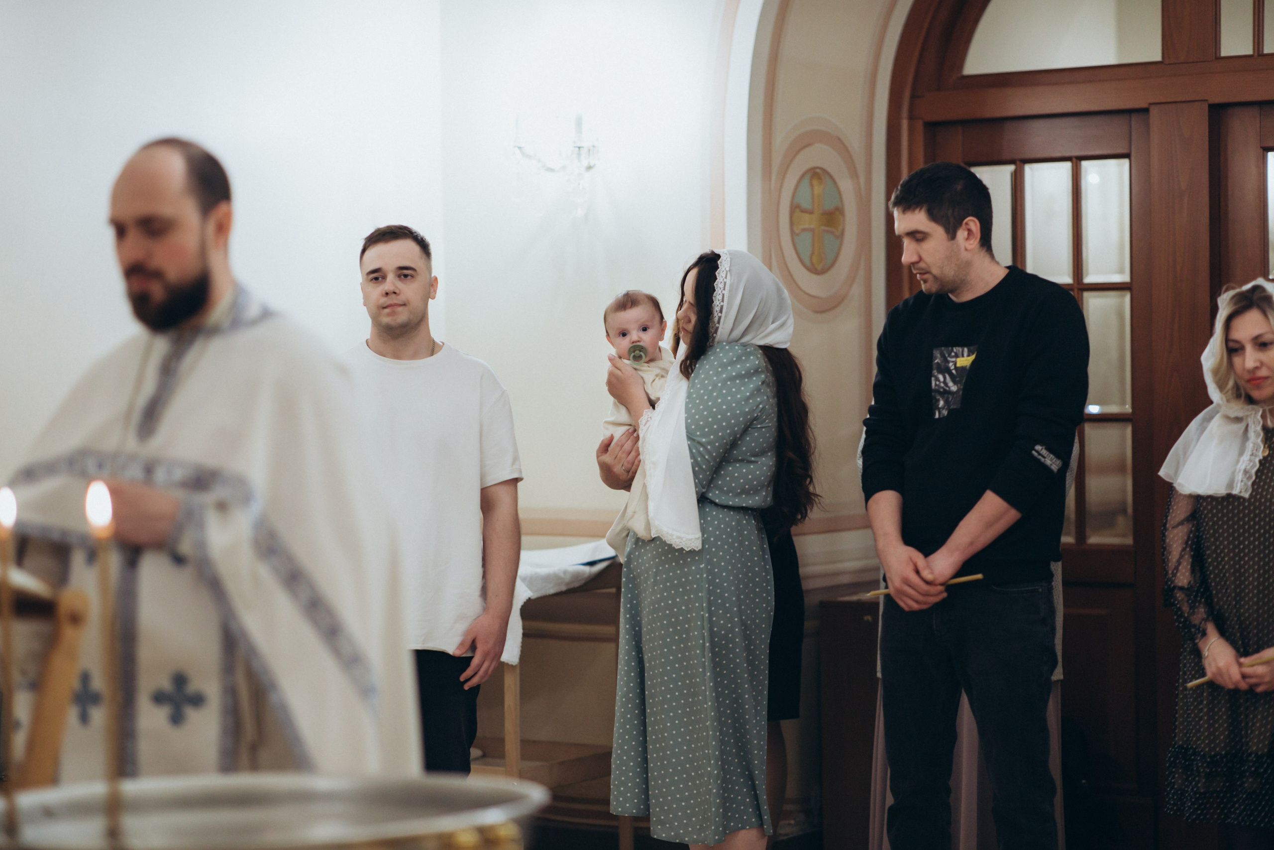 Крещение Павла. Фотограф на крещение в Рязани. Семейный фотограф