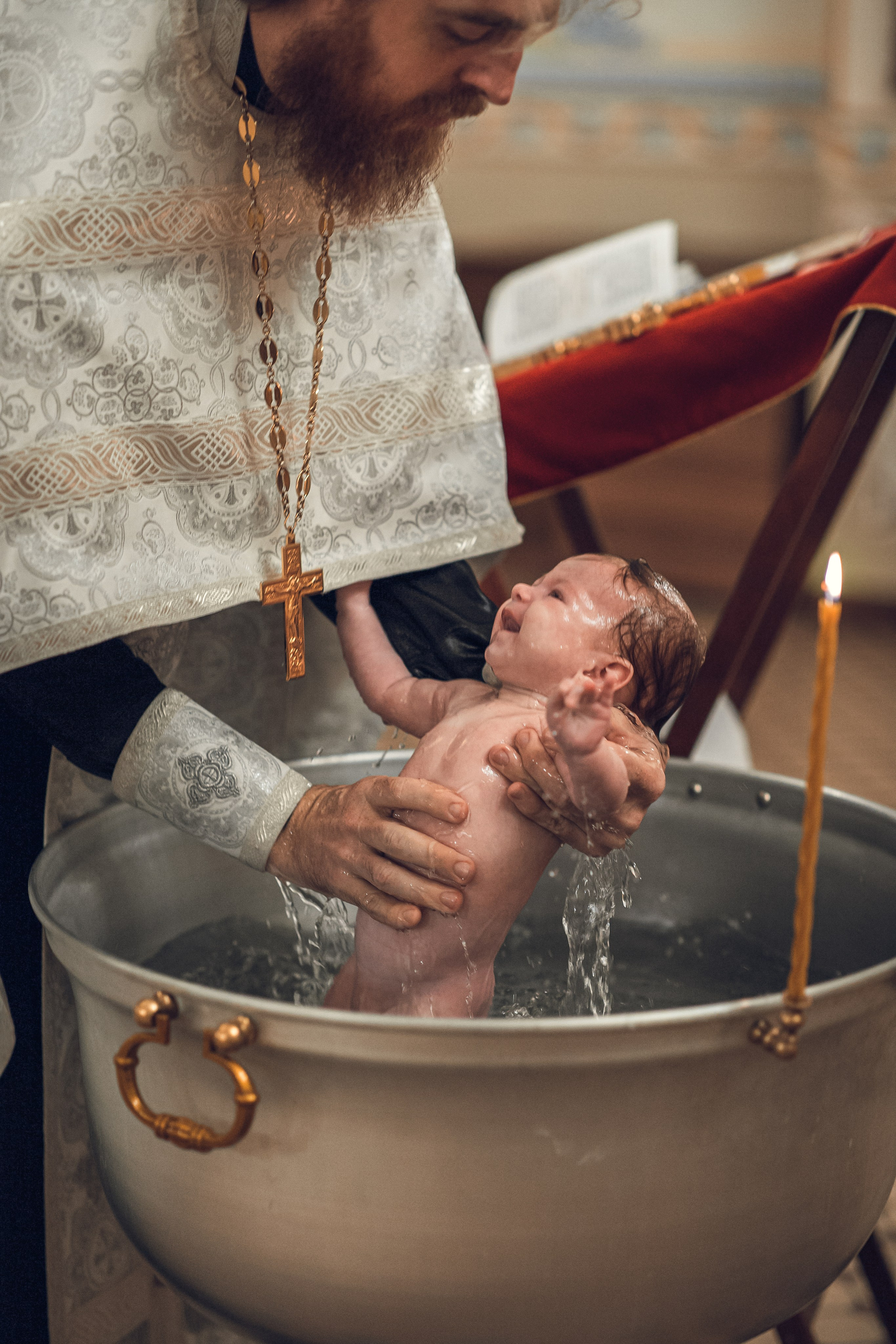 Крещение Полины. Фотограф на крещение в Рязани. Семейный фотограф