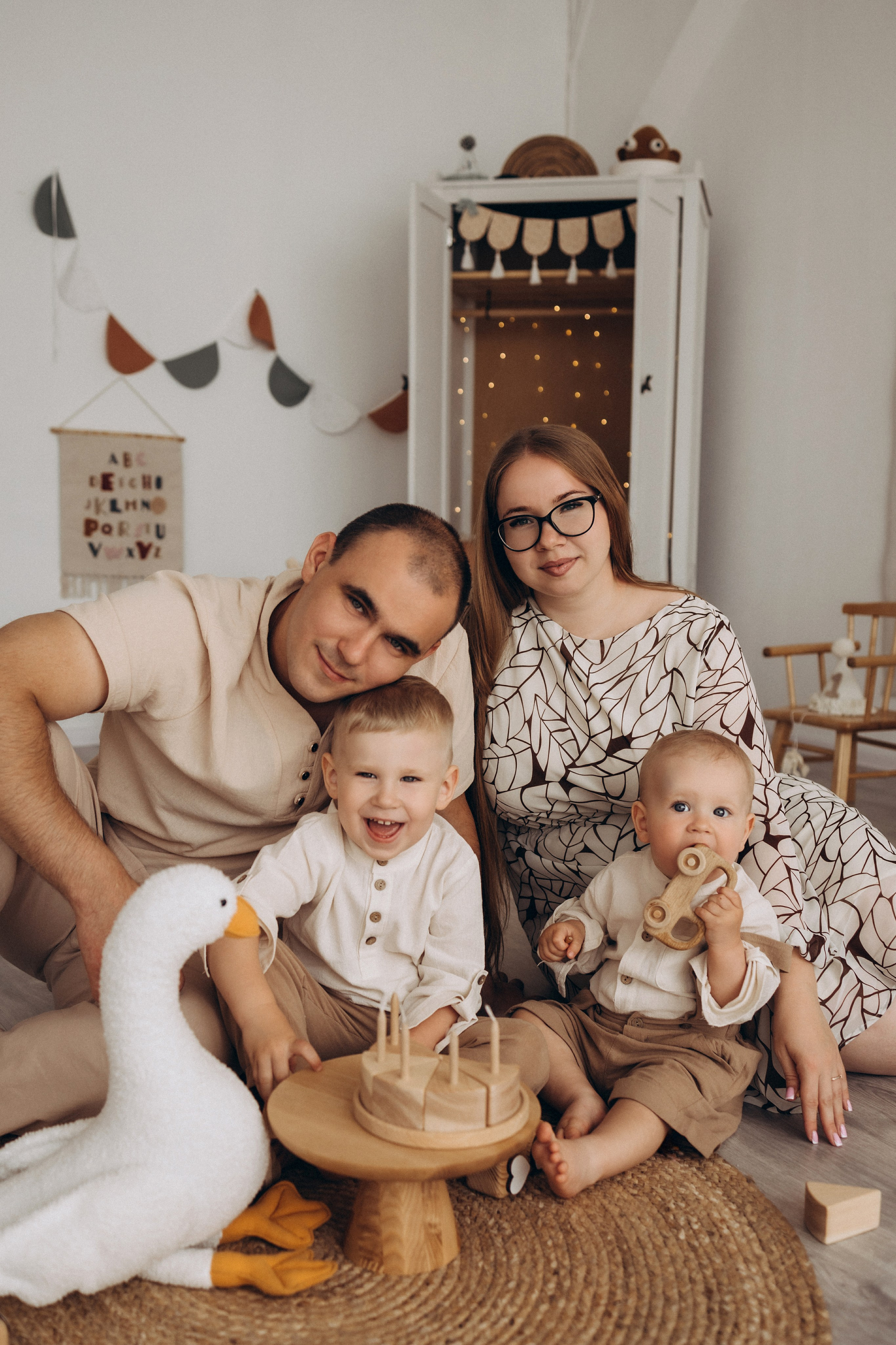 Никита, Любовь, Тимофей, Михаил. Фотограф Нижний Новгород