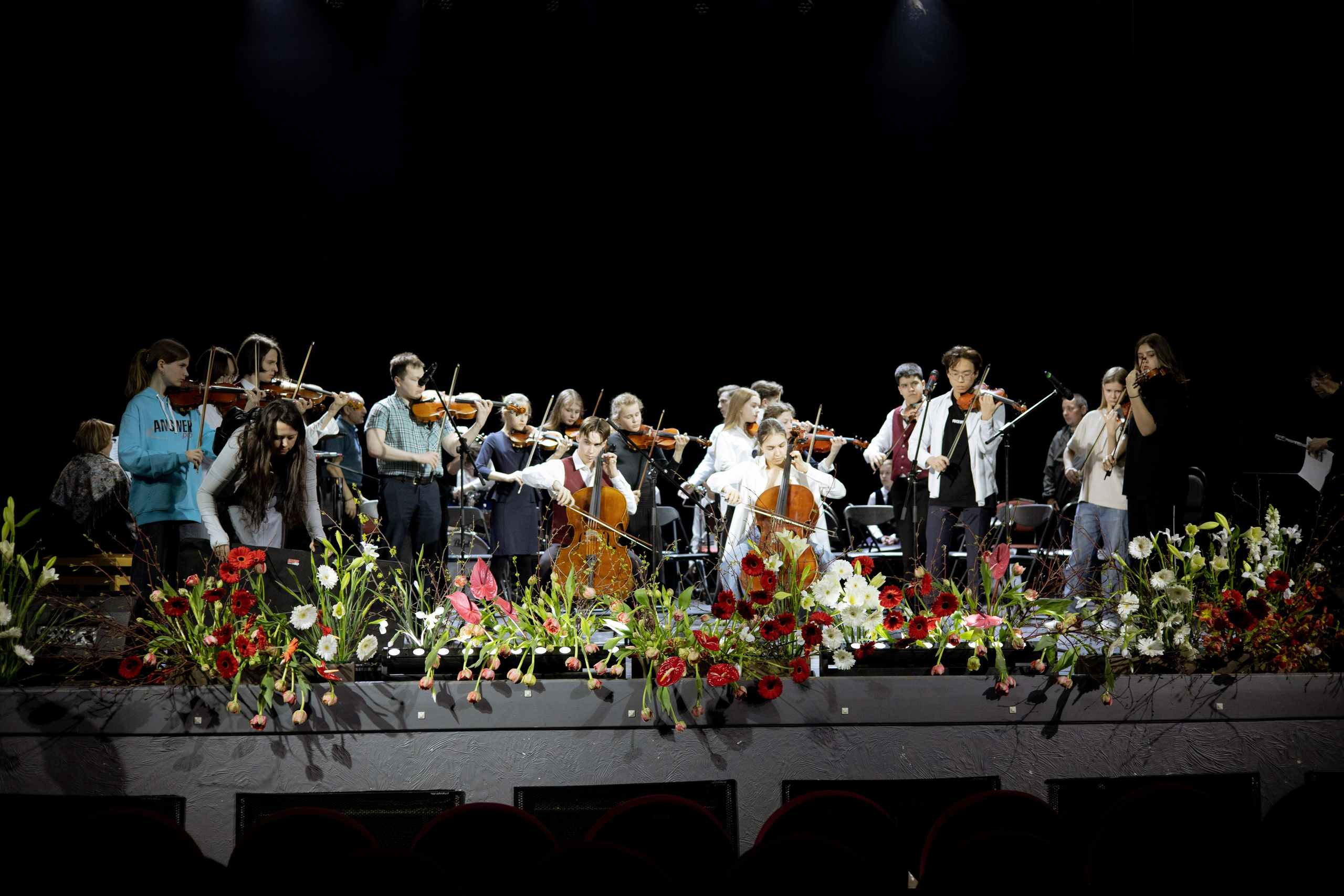 Оформление Отчетного концерта Музыкальной школы Глазунова. Оформление свадеб, декор свадеб Вера Маркова, Москва