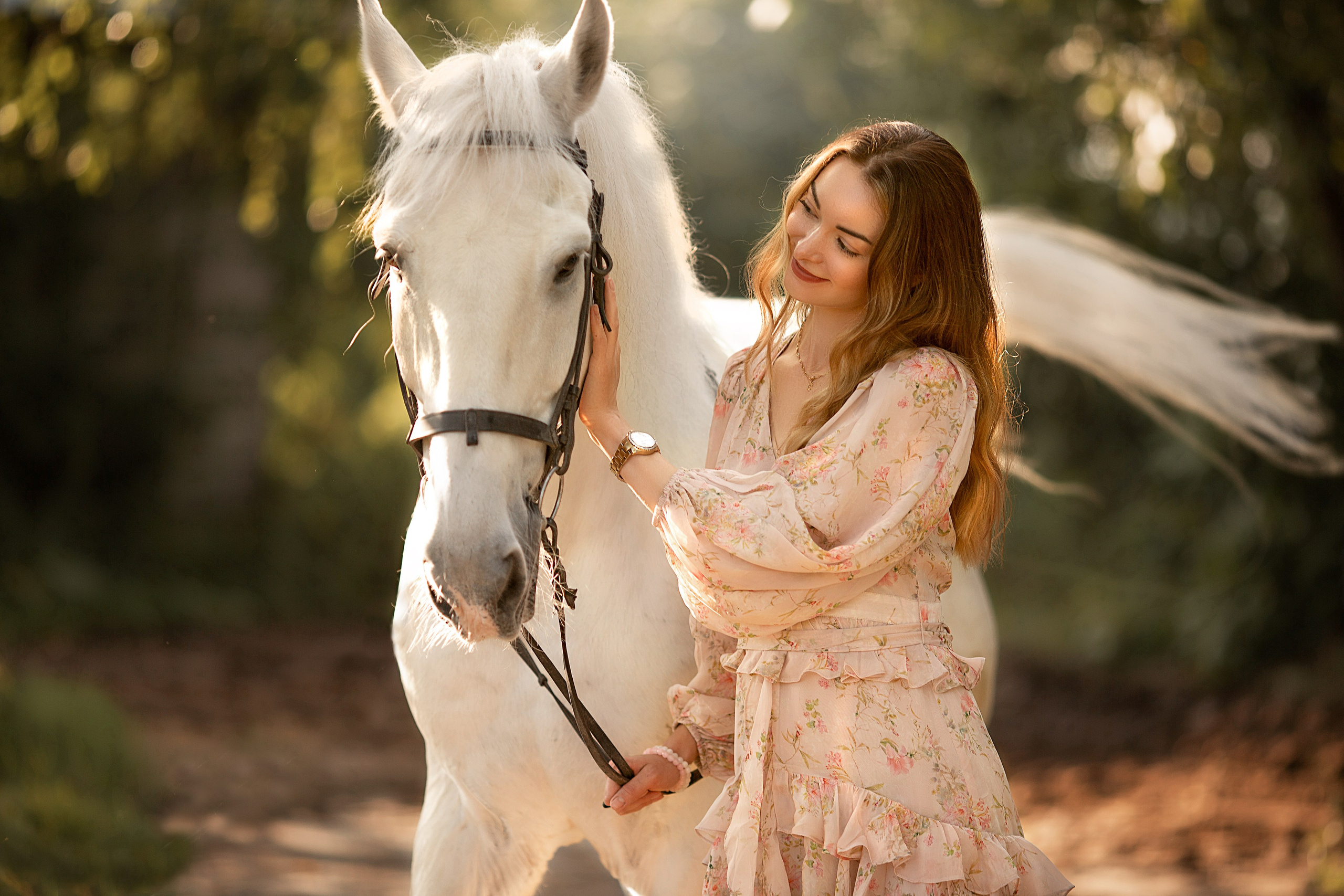 Кристина и семья с Воробьем. Фотосессия с лошадьми в Нижнем Новгороде