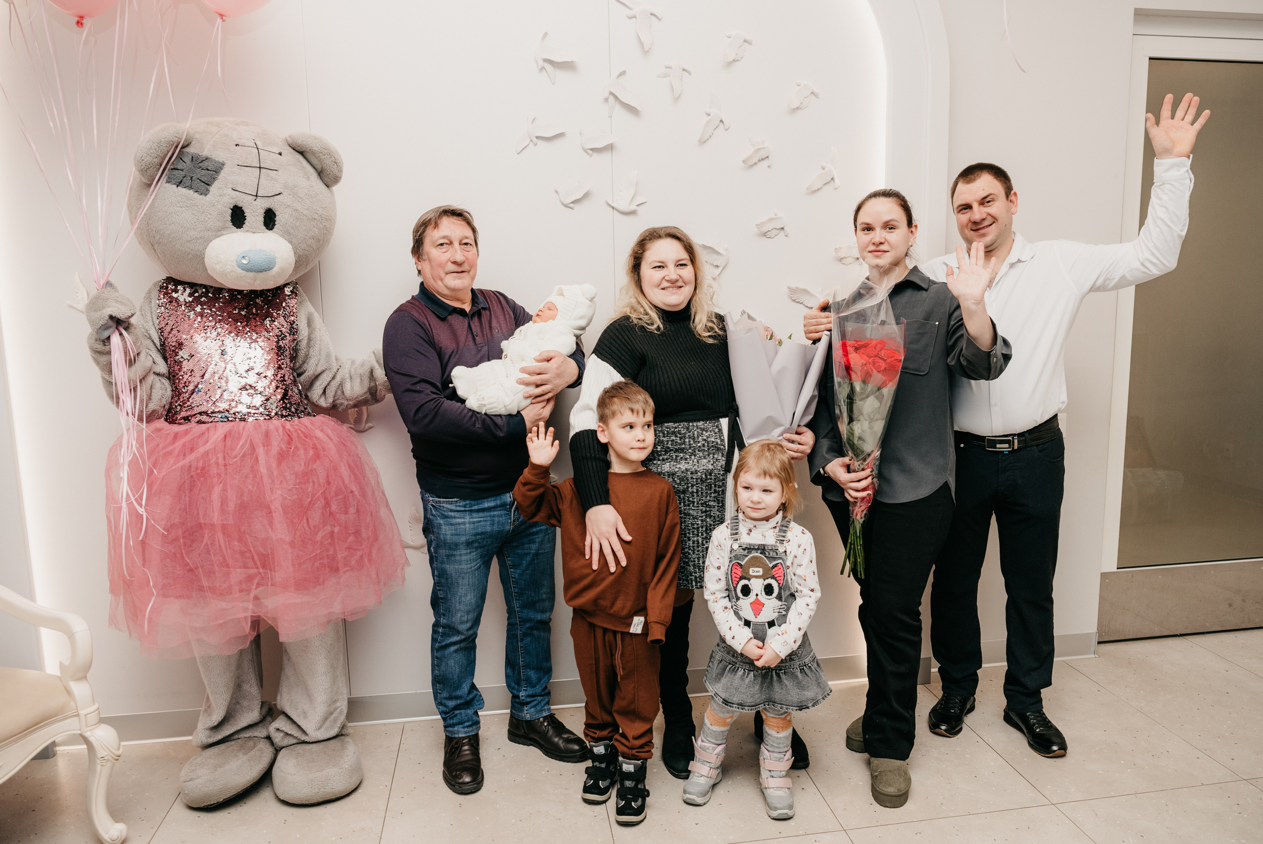 Выписка Александры. Фотограф на выписку из роддома в Москве и МО
