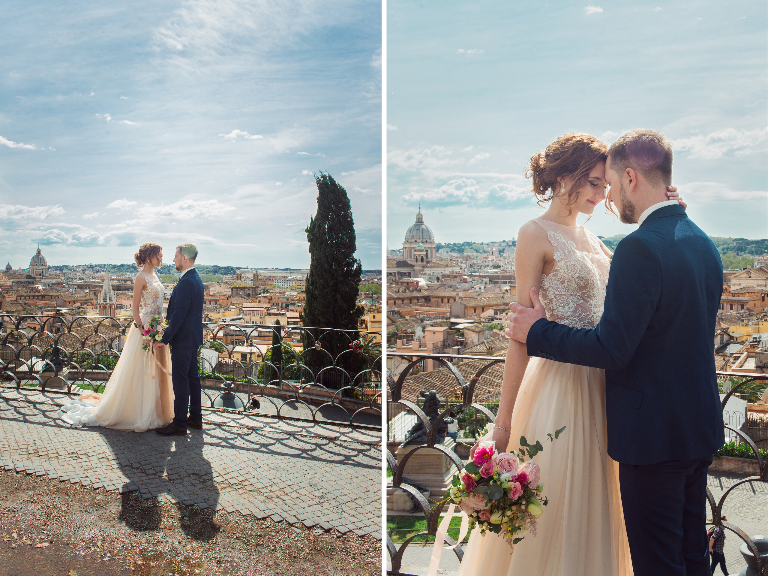 Anastasia & Sergey (Rome, Italy). Photographer in Switzerland and Europe Anna Alekseenko