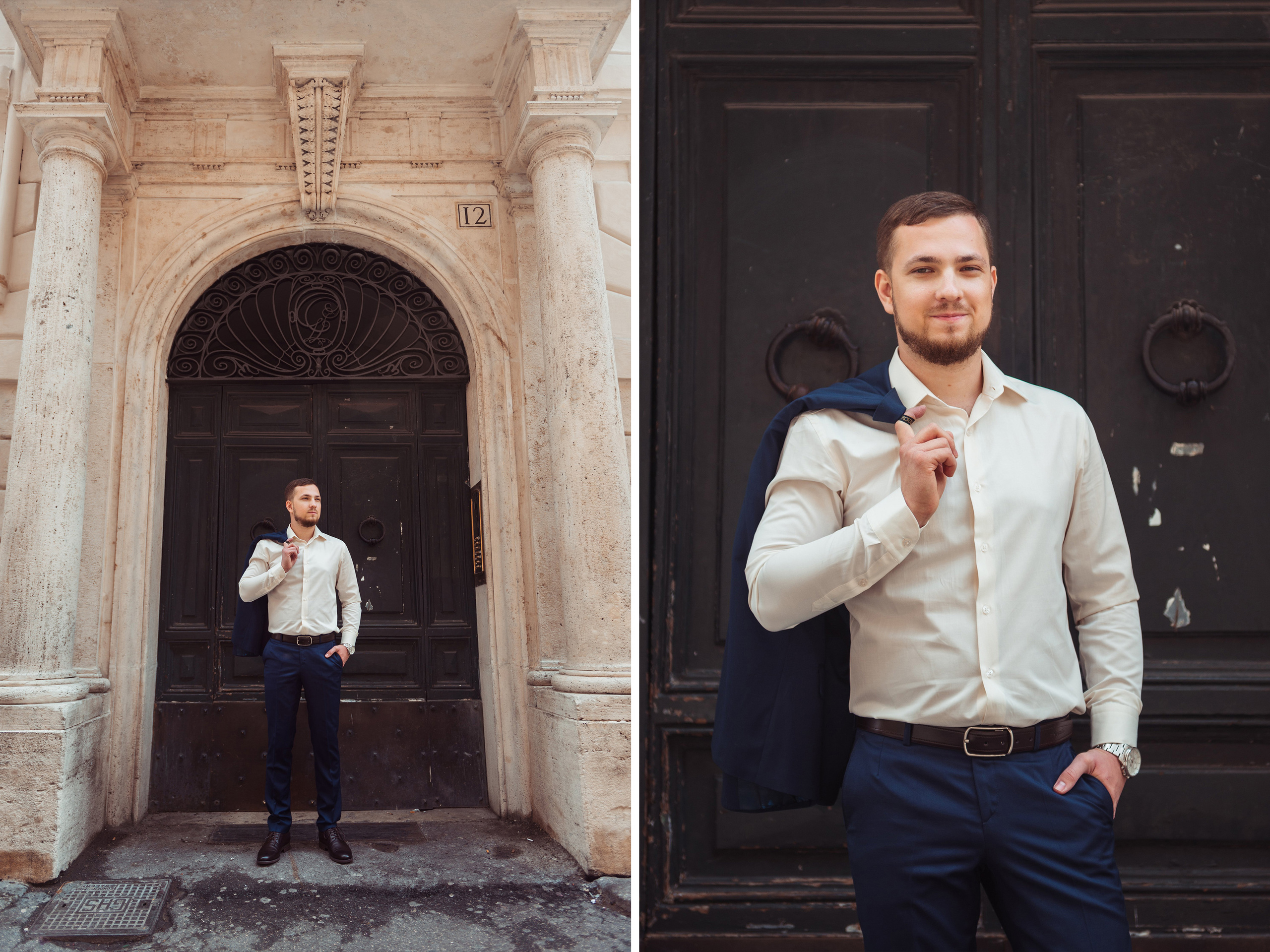 Anastasia & Sergey (Rome, Italy). Photographer in Switzerland and Europe Anna Alekseenko