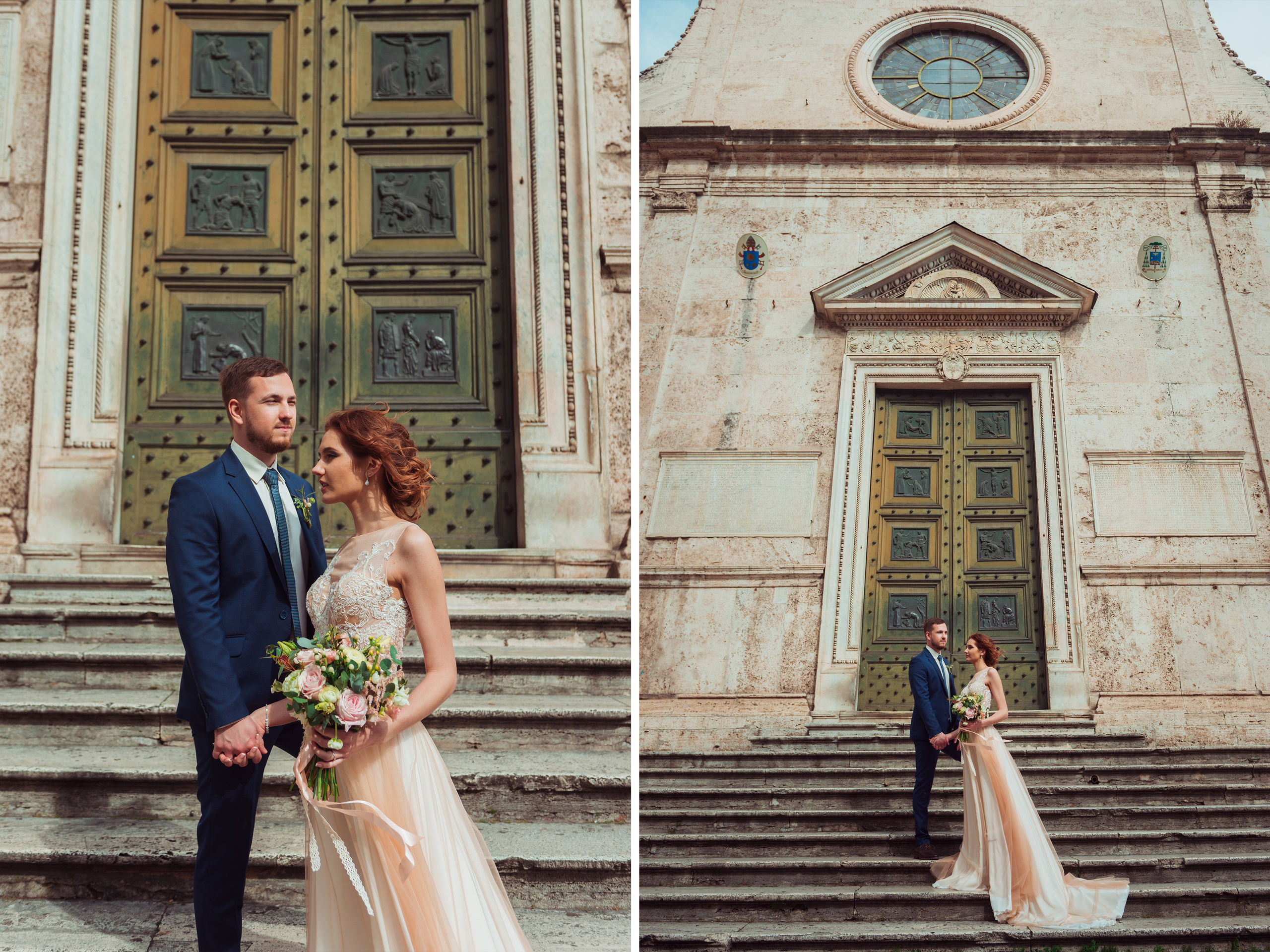 Anastasia & Sergey (Rome, Italy). Photographer in Switzerland and Europe Anna Alekseenko