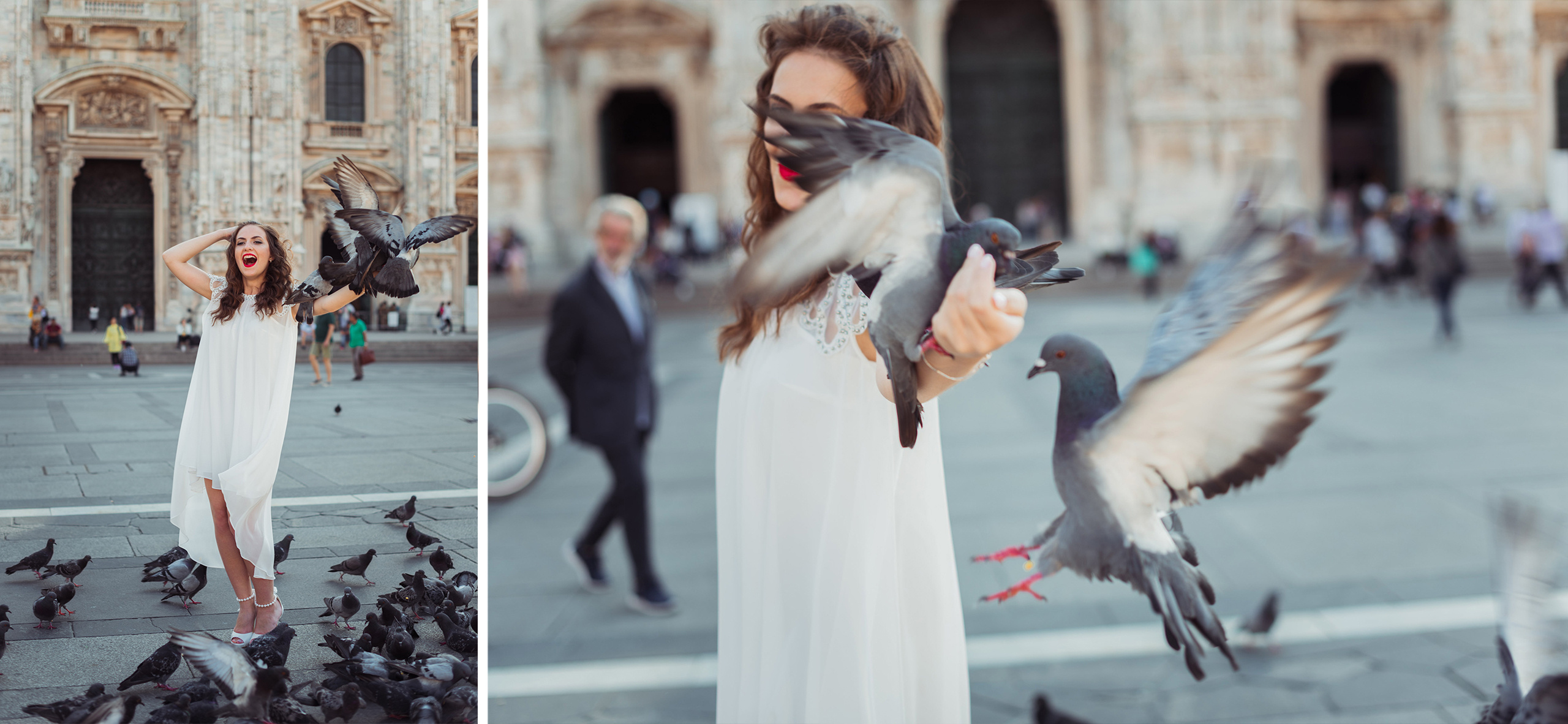 Maria & Yuri (Milan, Italy). Photographer in Switzerland and Europe Anna Alekseenko