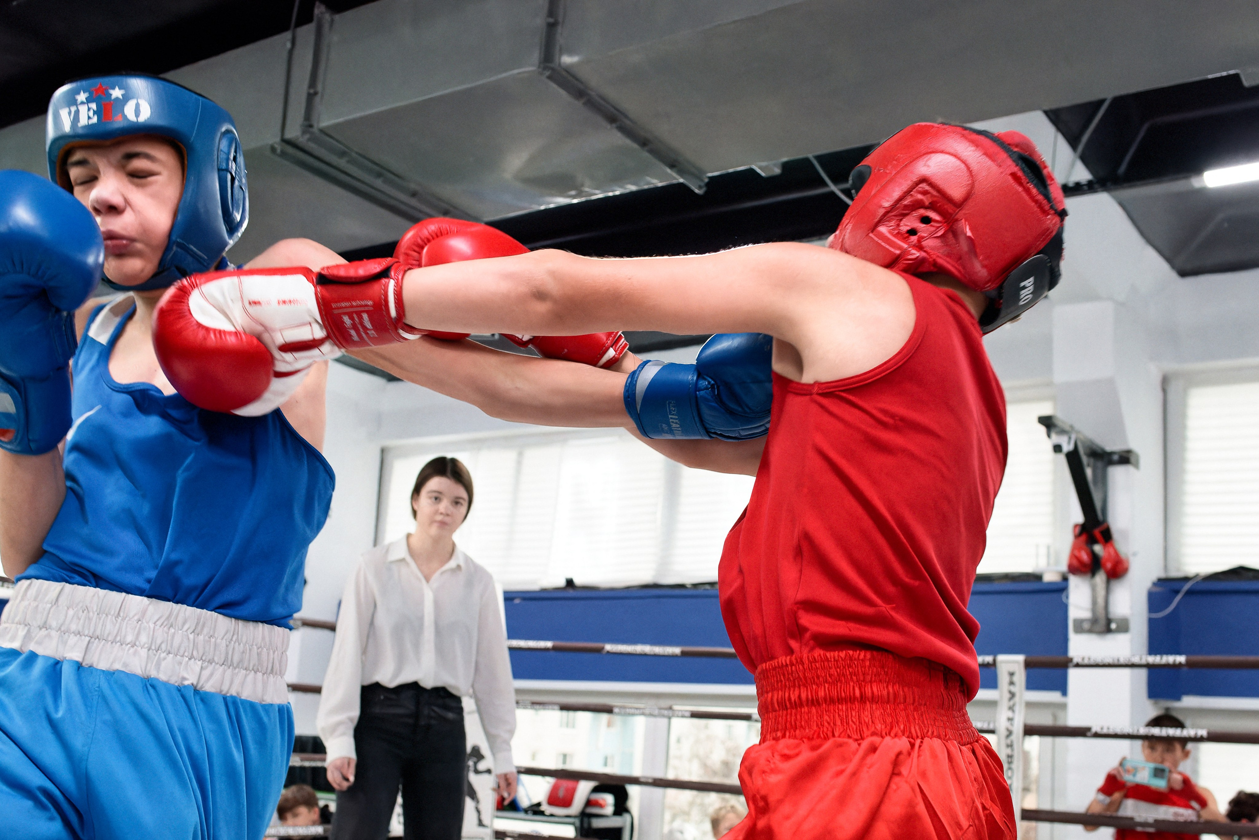 «Открытый ринг» в школе бокса Сергея Майфата. Зеленоград, 12.11.2023 г. Фотограф Никифоров-Гордеев Сергей. Москва и МО