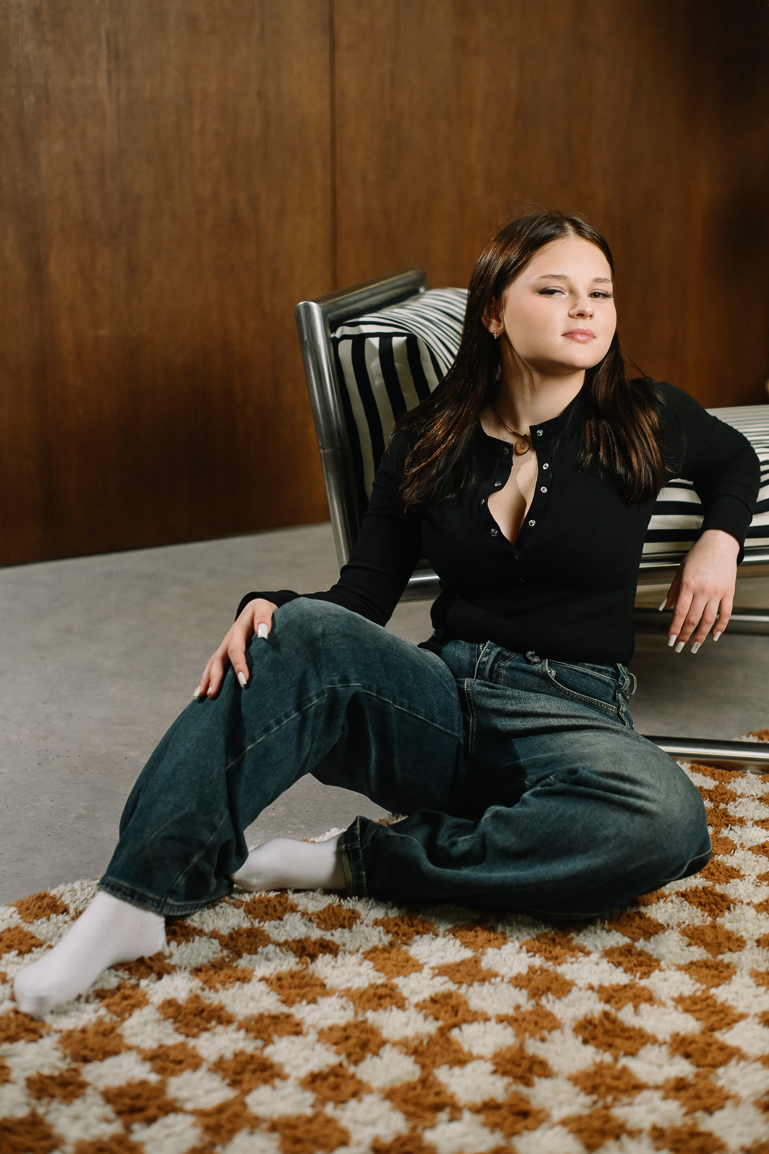 Александра с детьми