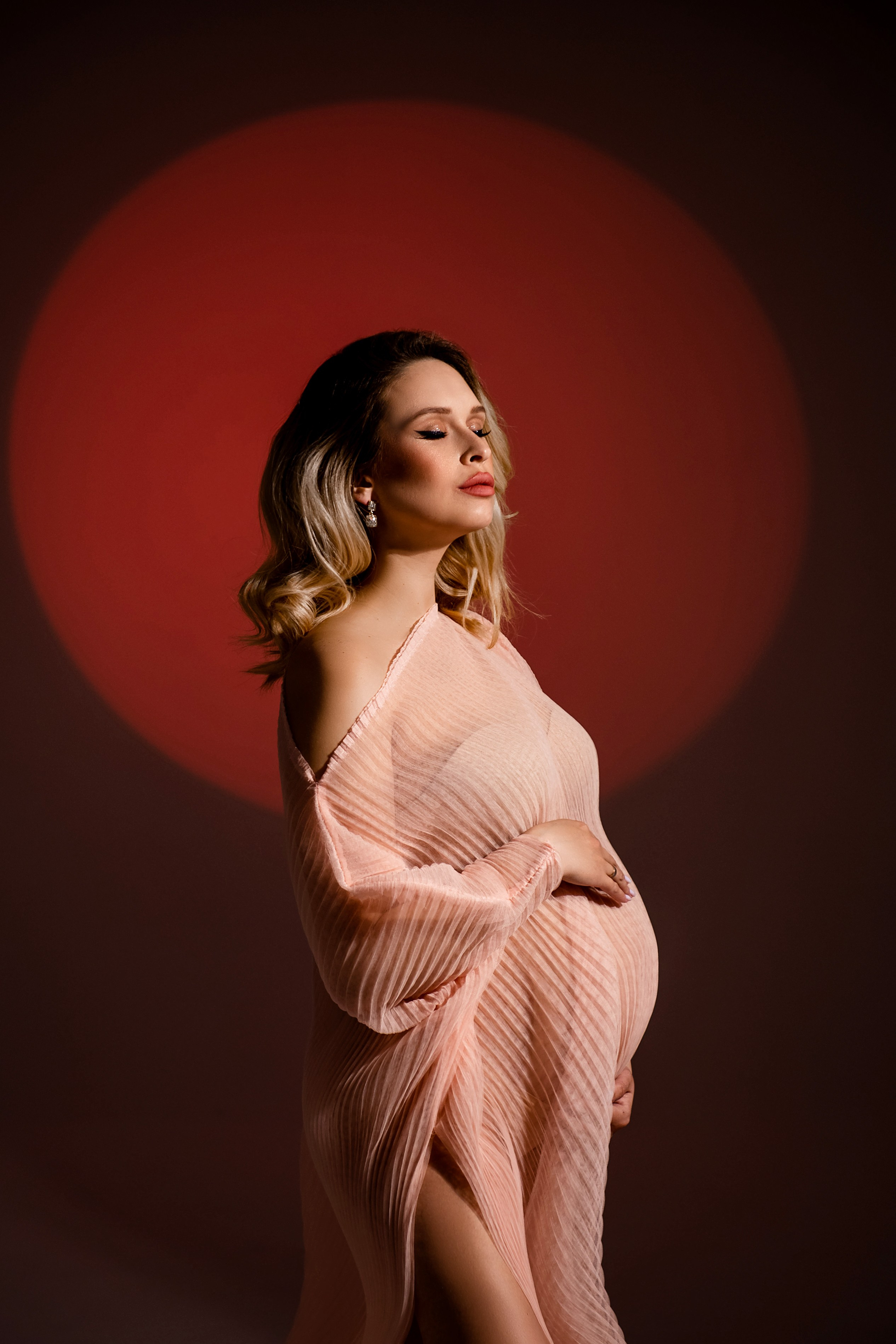 Туника персиковая (универсальный размер). Фотограф Анна Качан