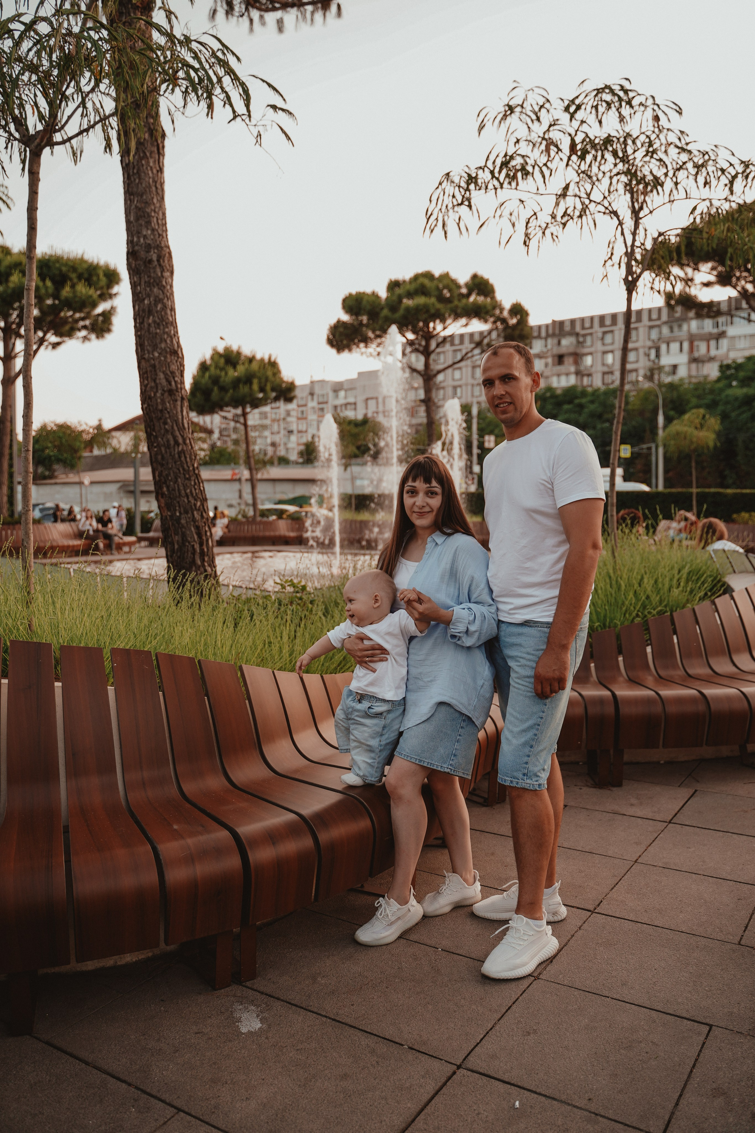 Семейная фотосессия в парке Галицкого. Семейный и женский фотограф в Краснодаре Анастасия Приймак