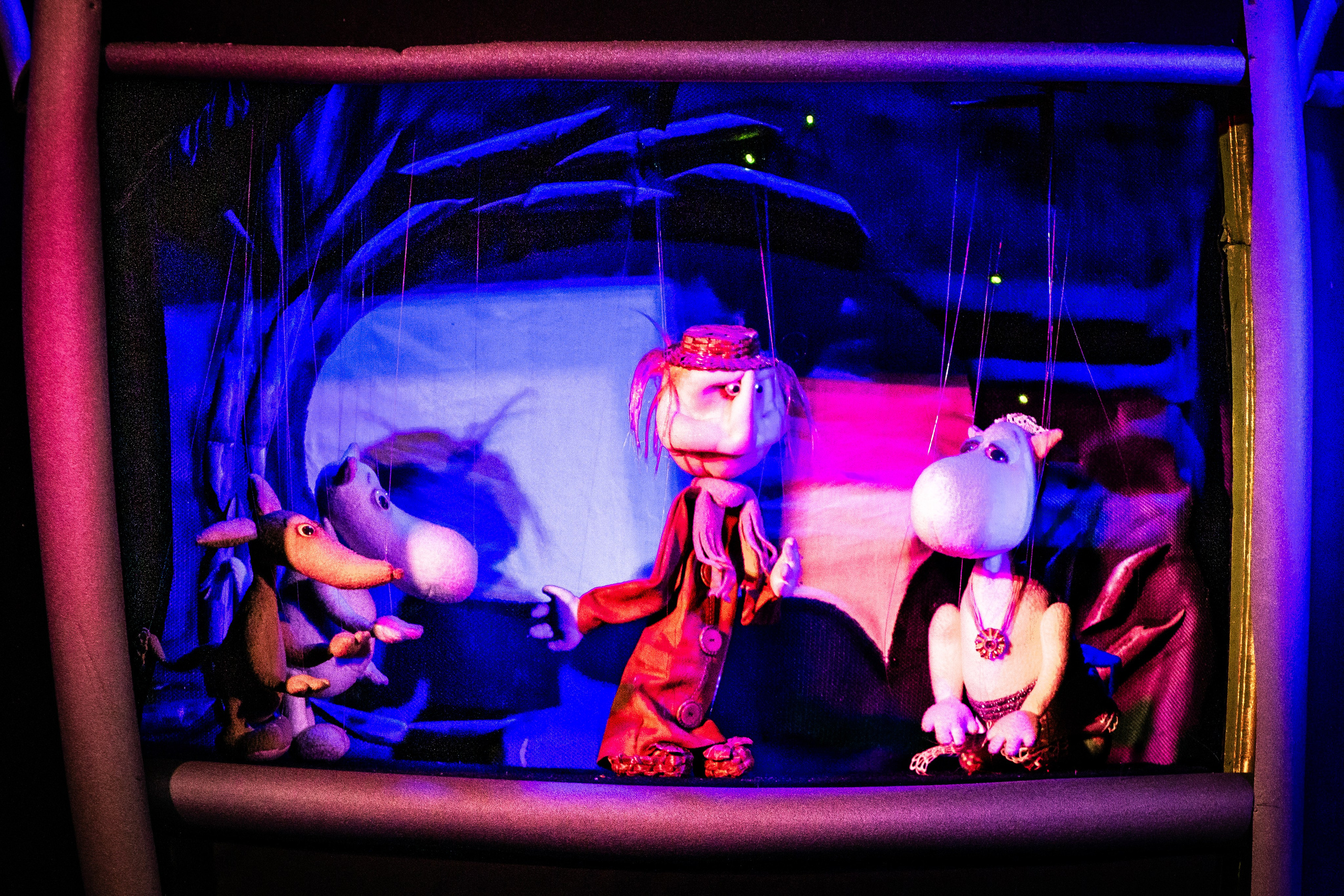 Мумитроли и большое наводнение спектакль театра Саквояж. Фотограф в Сочи Юрий Шептаев