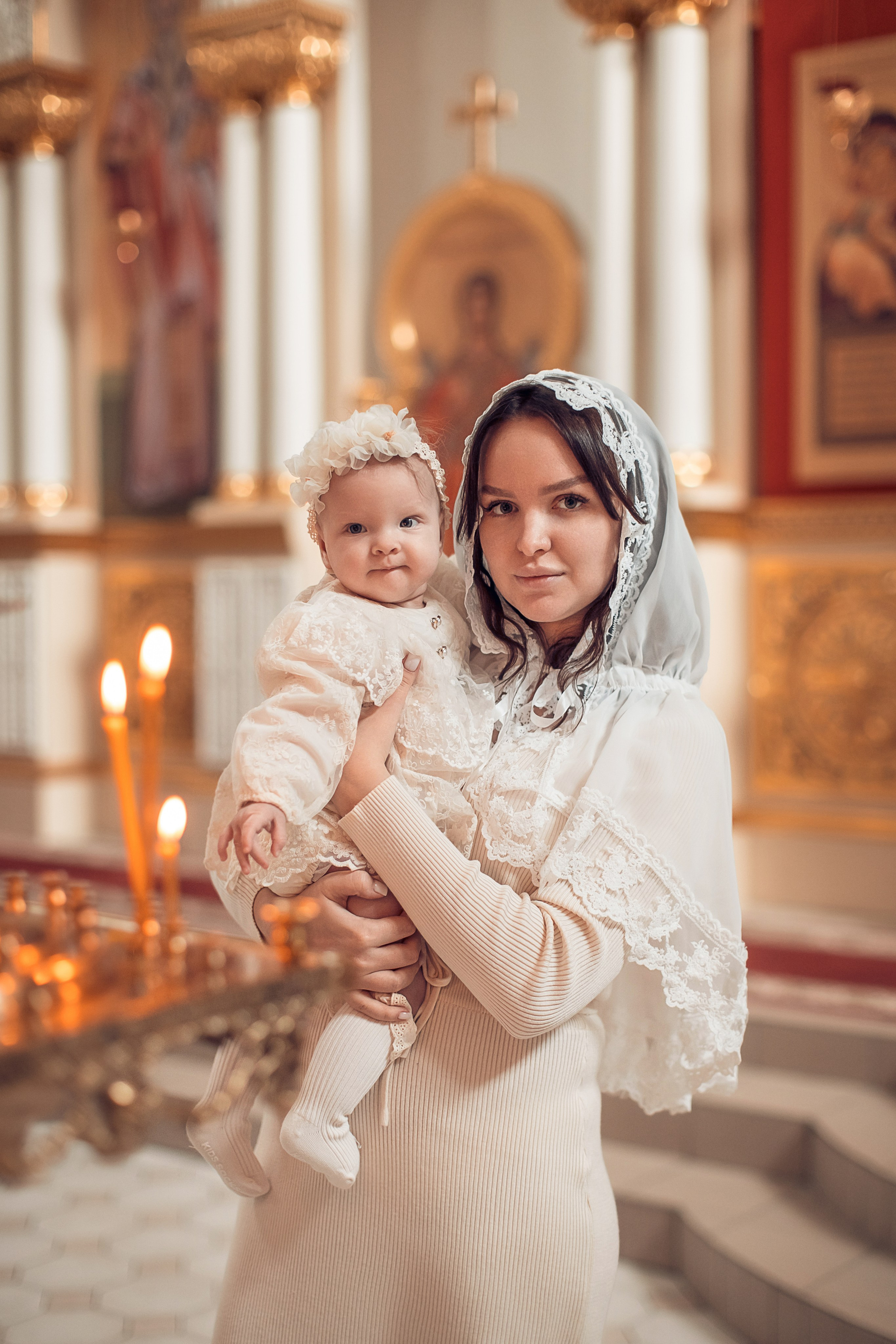 Крещение Евы в храме Спиридона Тримифунтского. Главная