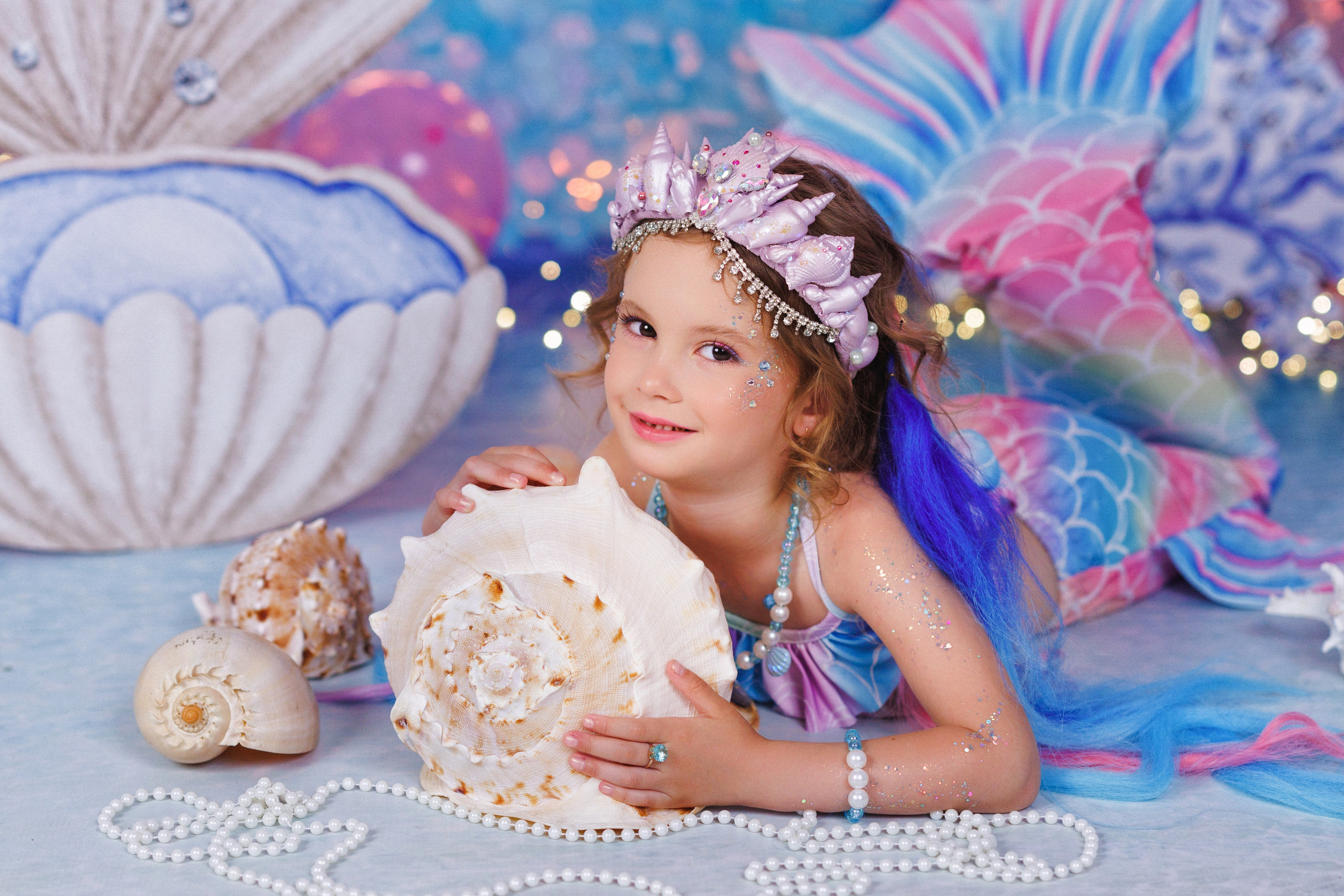 Детская фотосессия в образе «РУСАЛОЧКА», город Краснодар. Семейный и детский фотограф в Краснодаре Анна Трашкова