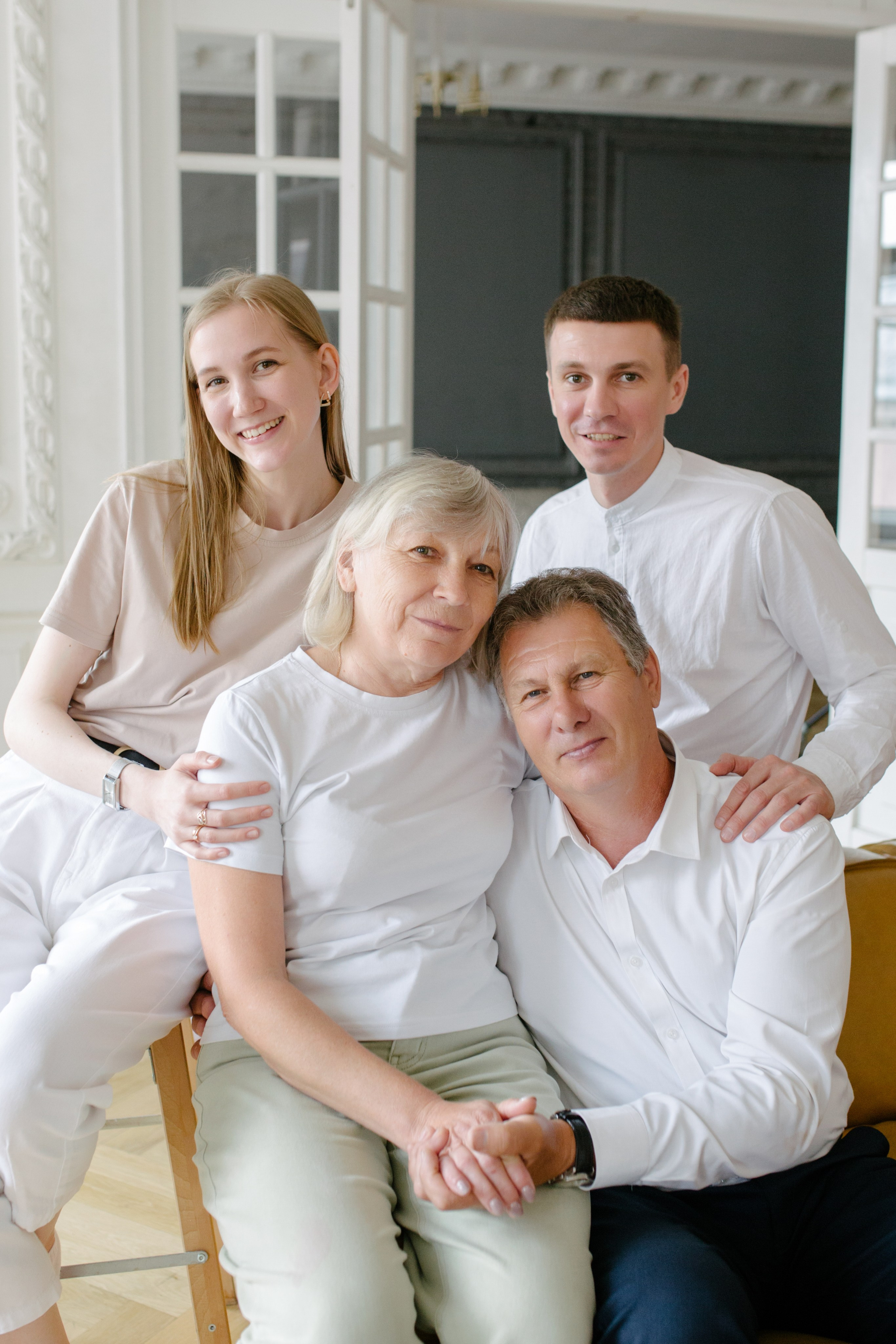 3 поколения, семейная. Свадебный и семейный фотограф в Санкт-Петербурге Исупова Юлия