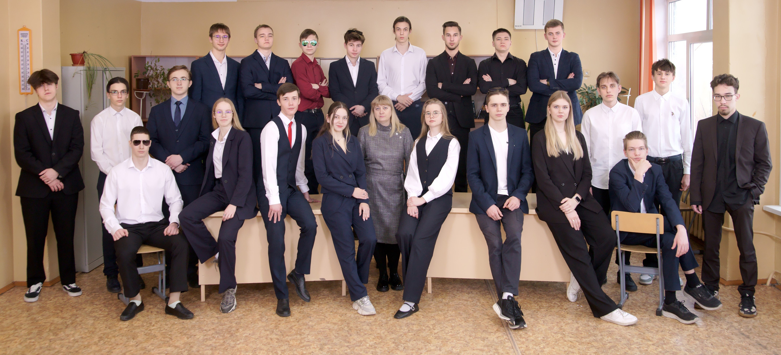 Школьная фотосессия выпускников 9,11 классов в Иркутске