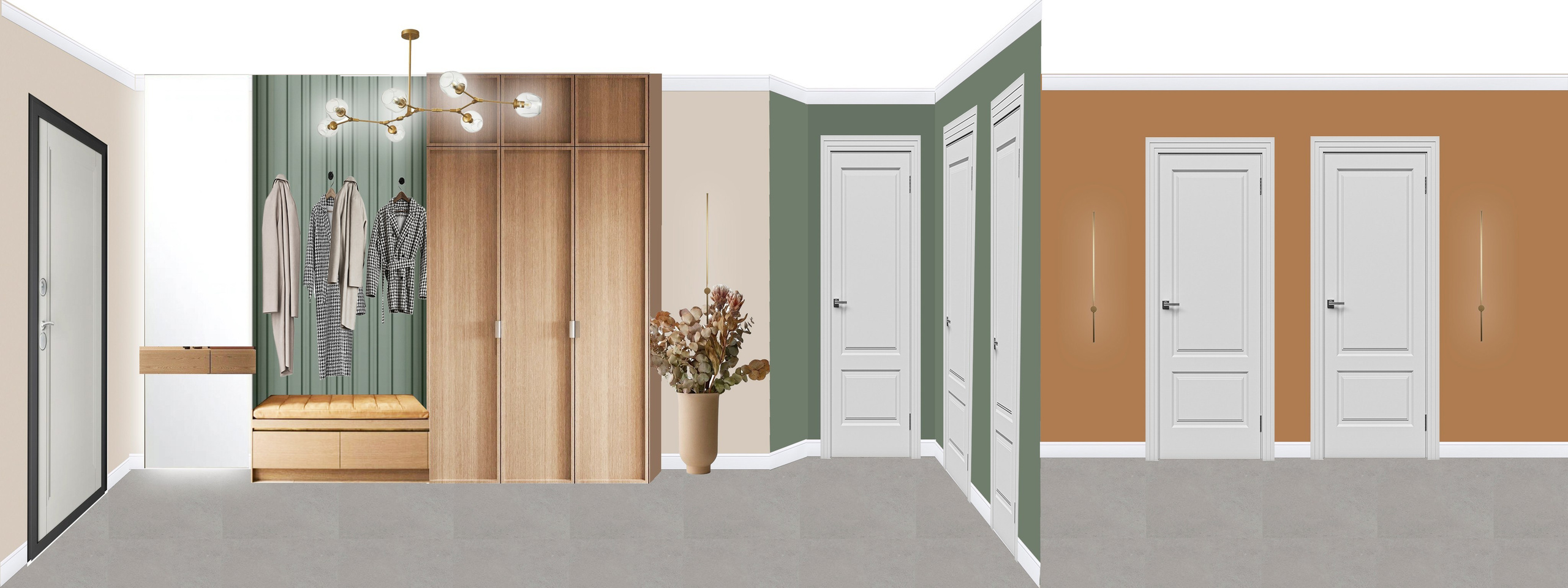 «Три в одном: компромисс как искусство». Modern Muf: студия интерьерного дизайна