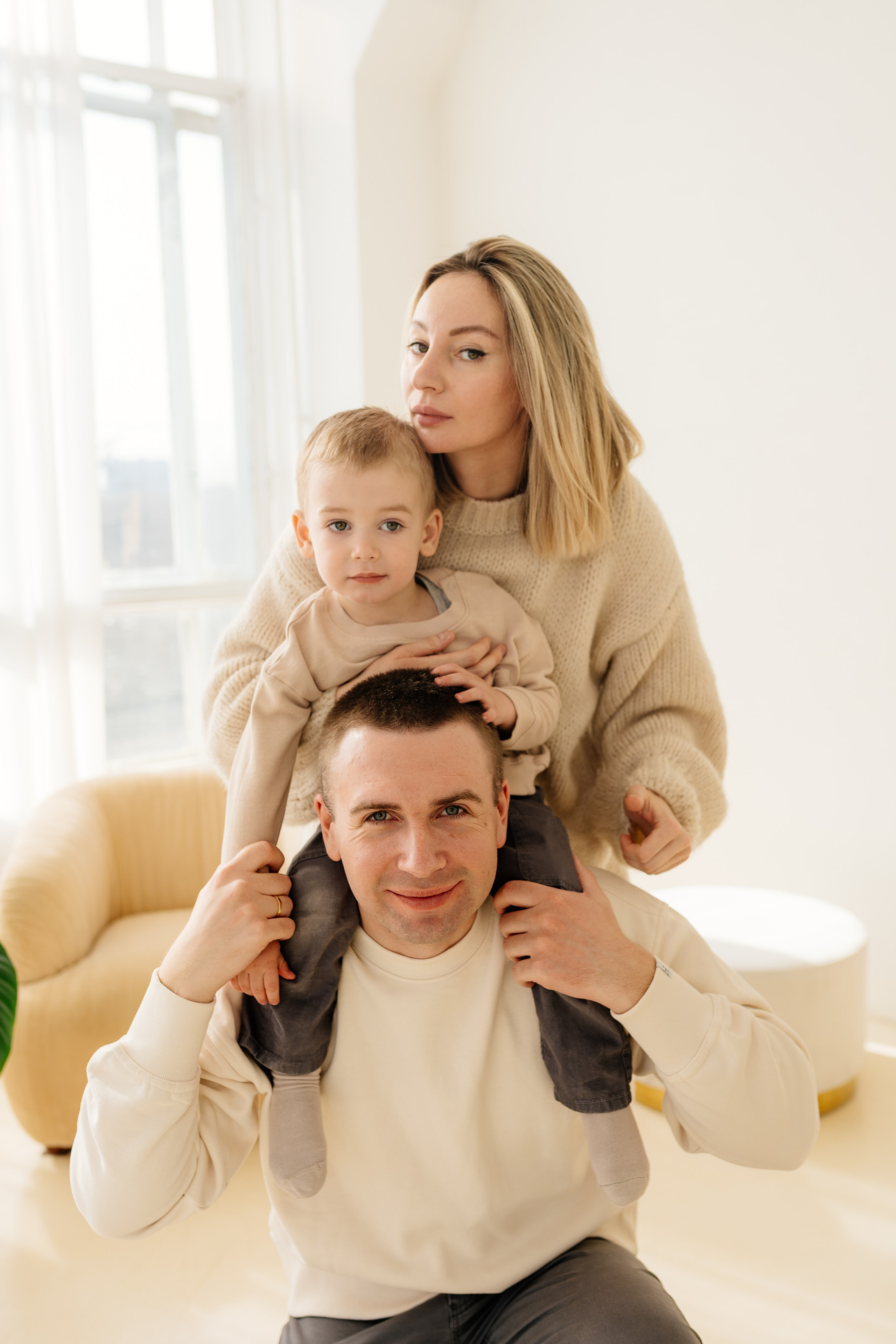 Ольга, Дмитрий и Ваня. Свадебный фотограф в Москве Анна Полушина