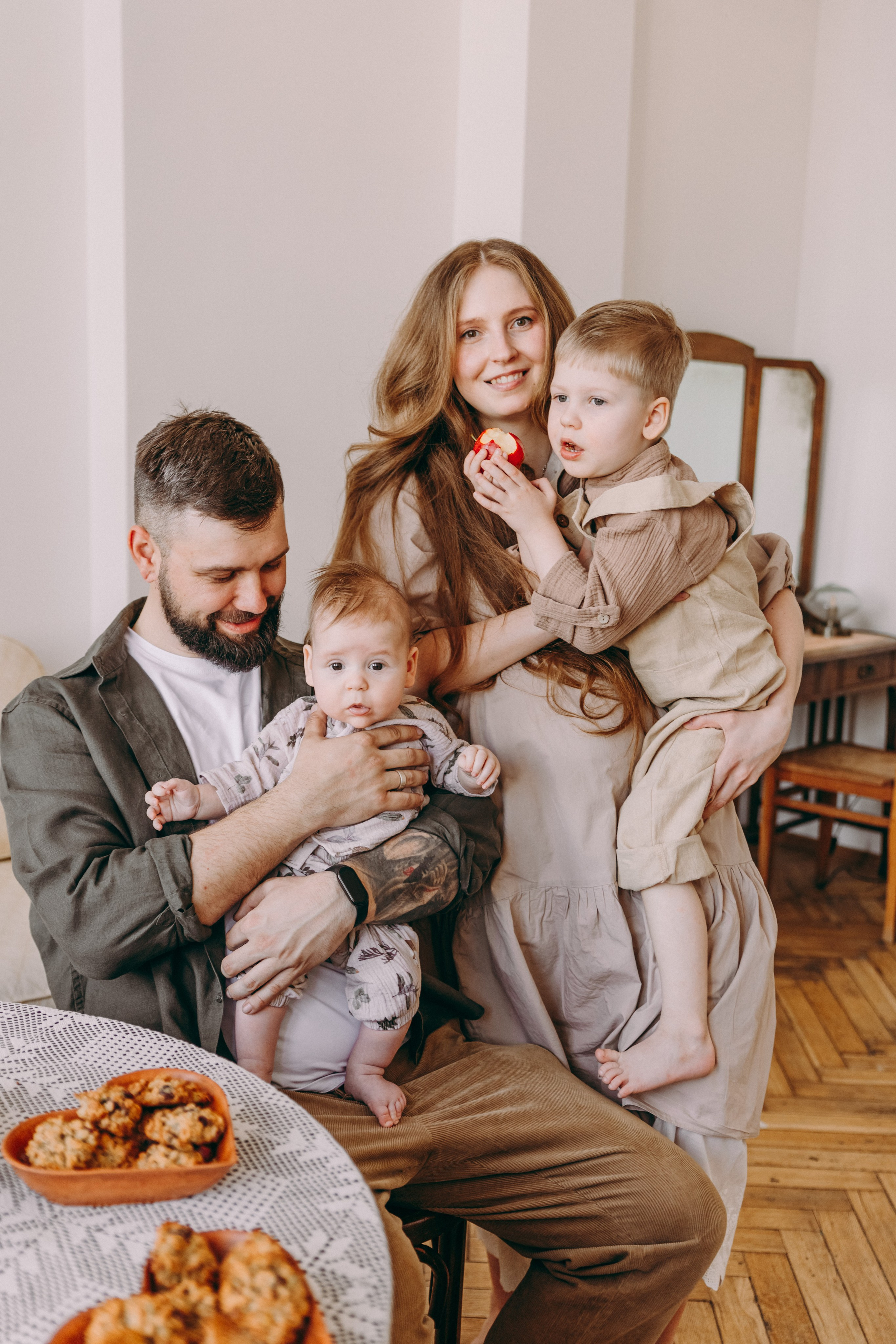 Леля, Илья, Добрыня и Яромир. Семейный фотограф В Москве Александра Дейкун