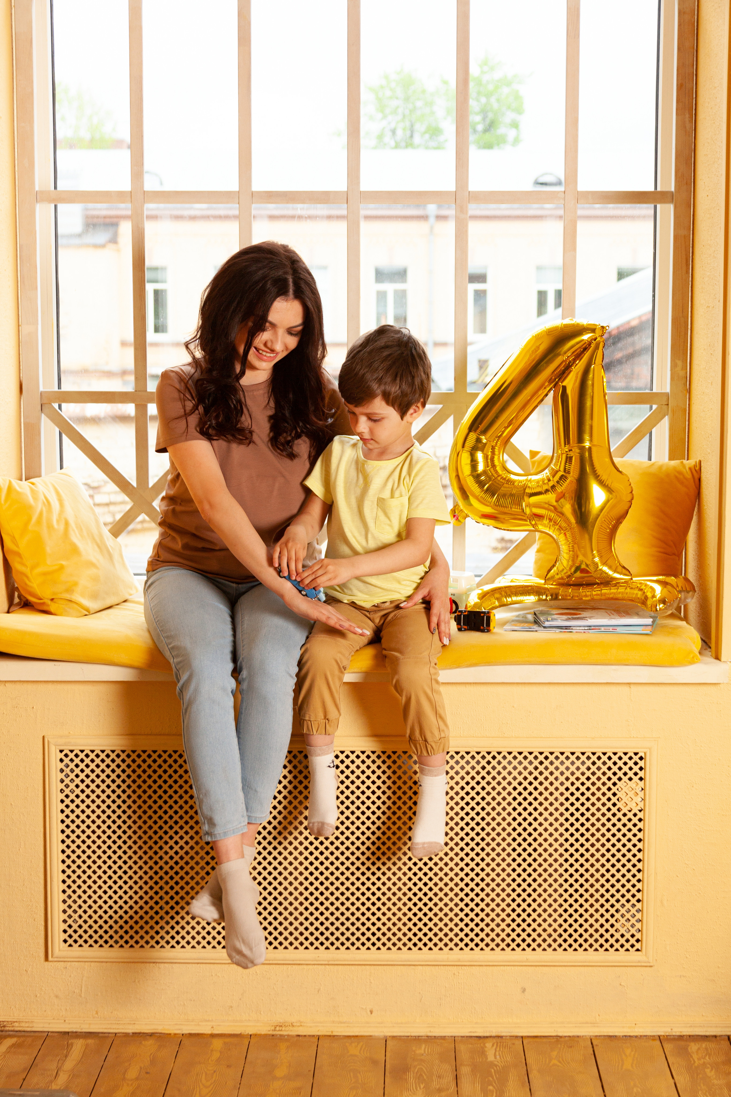 Фотосессия в студии на 4 годика. Детский и контент фотограф Надя Волкова Санкт-Петербург