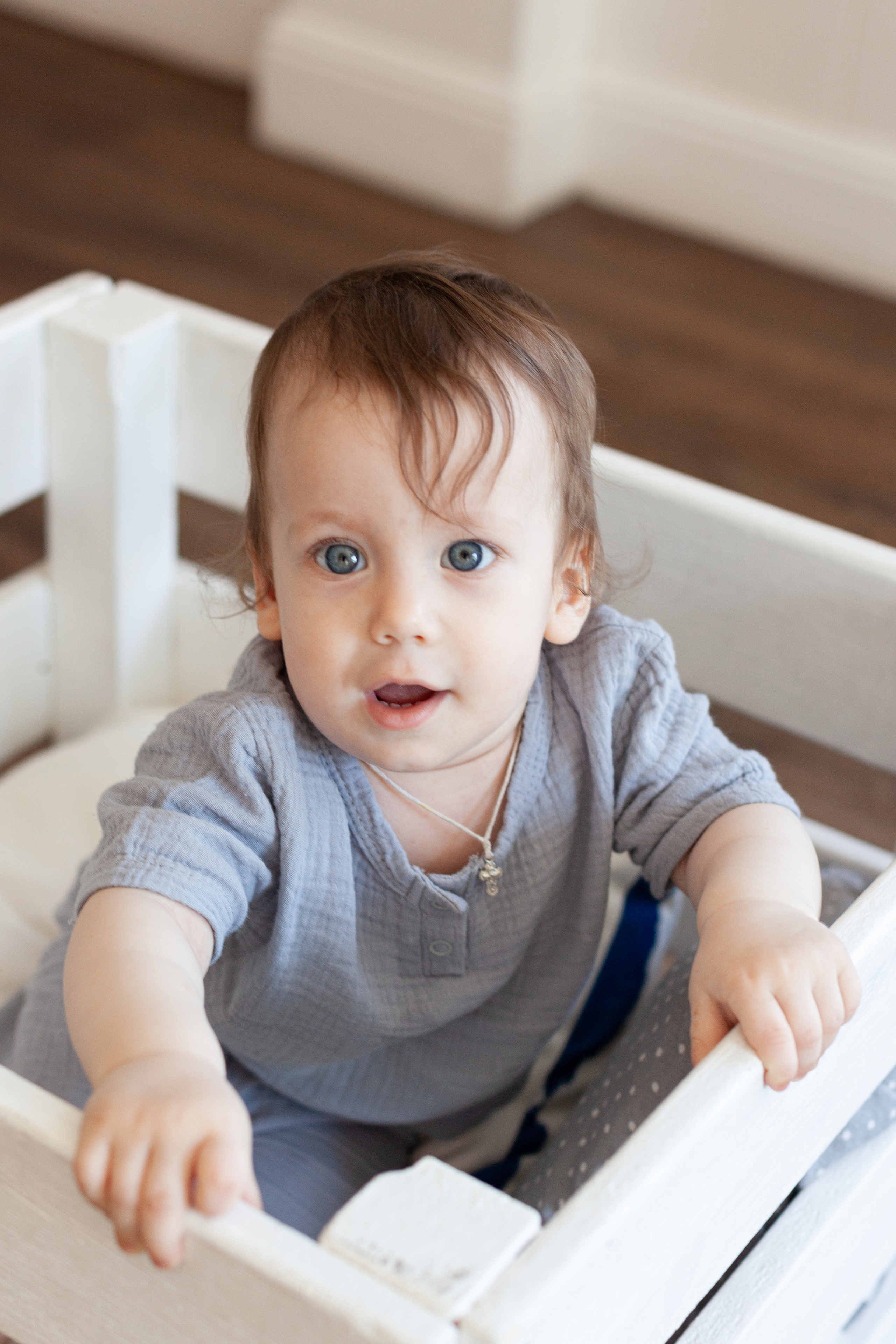 Студийная фотосессия годовасика с семьей. Детский и контент фотограф Надя Волкова Санкт-Петербург