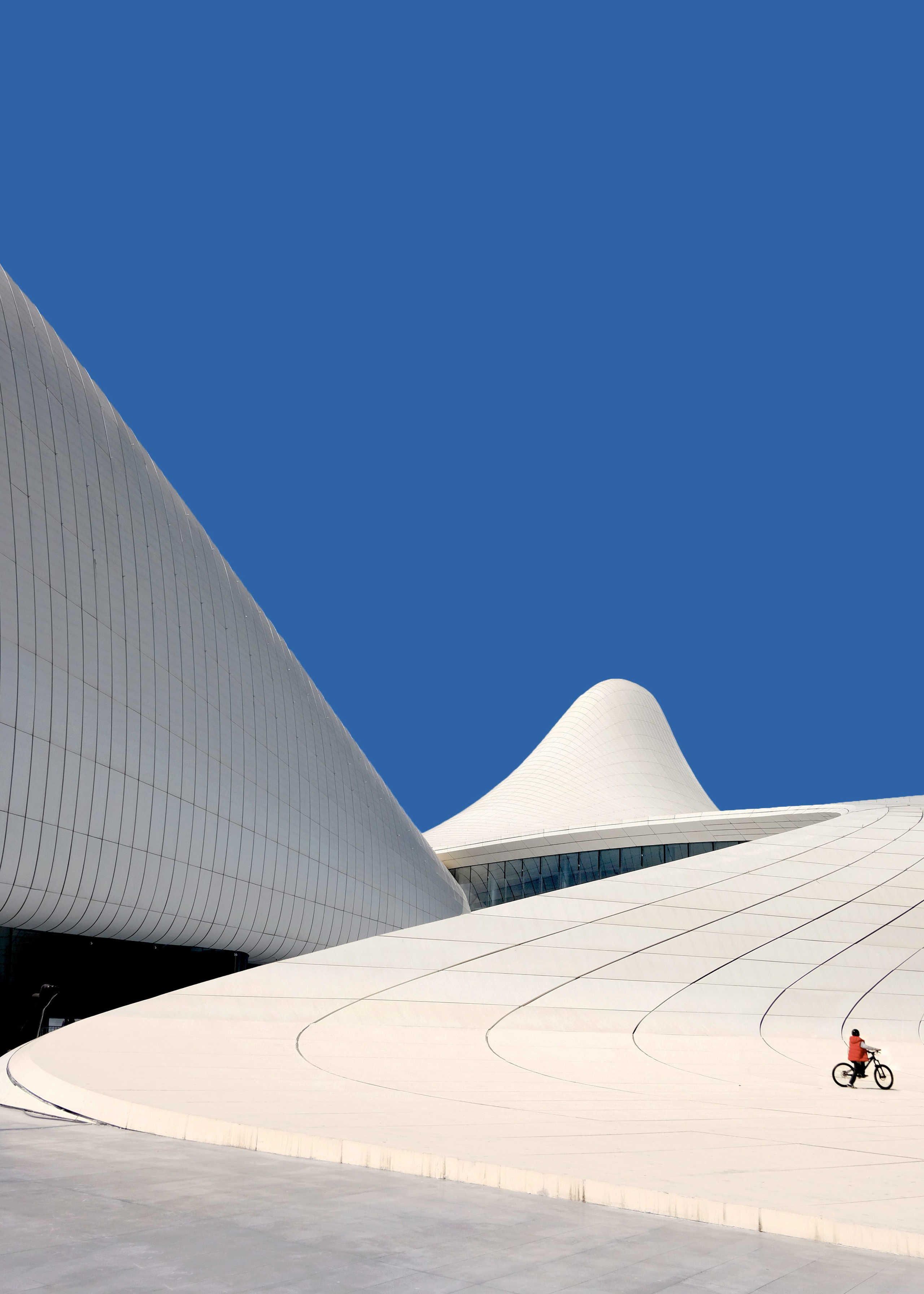 Zaha Hadid Baku Aliev Center. Интерьерный архитектурный фотограф | interior architectural photographer