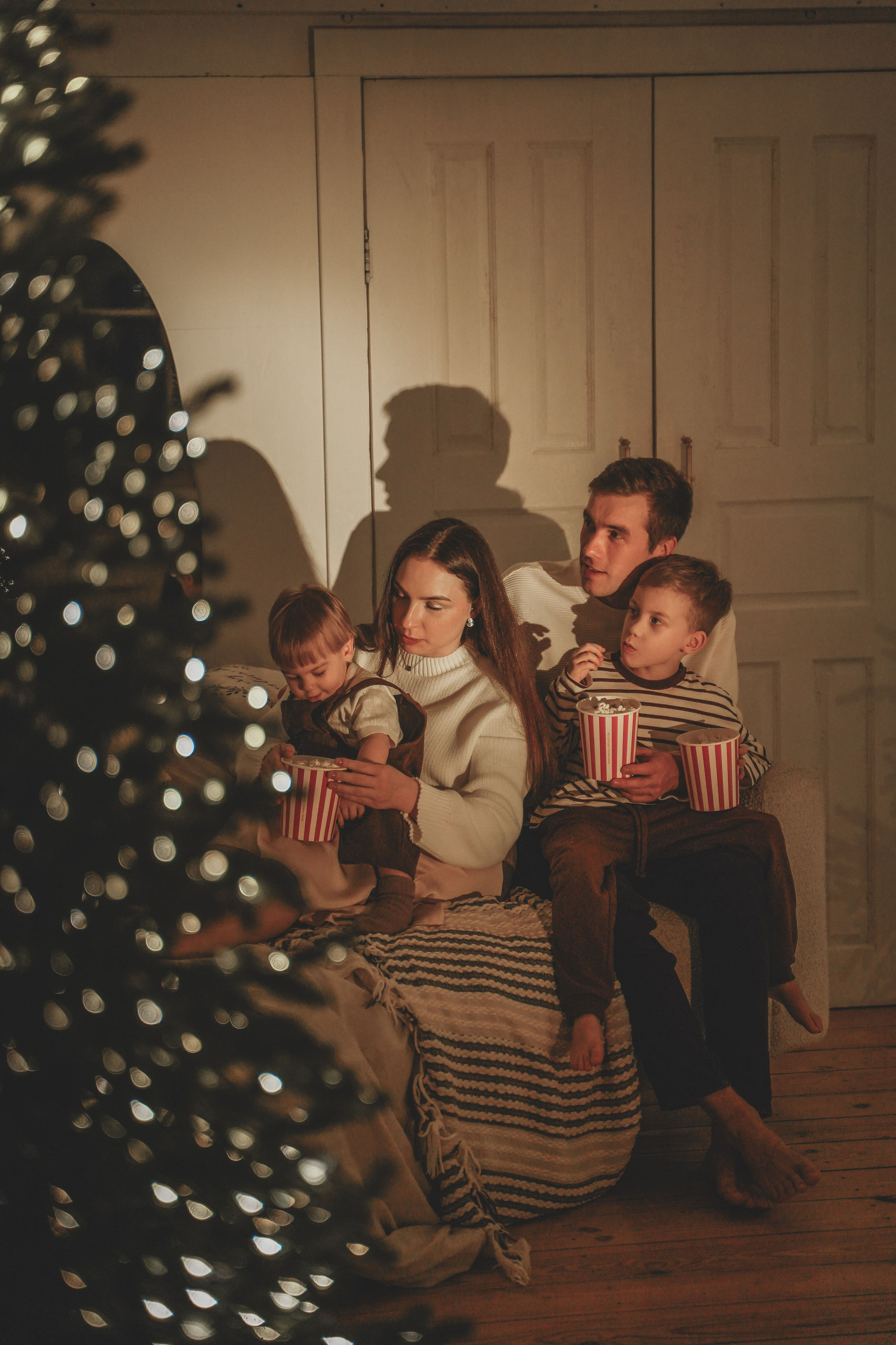 Новогодняя ночная фотосессия. Семейный и женский фотограф в Краснодаре Анастасия Приймак