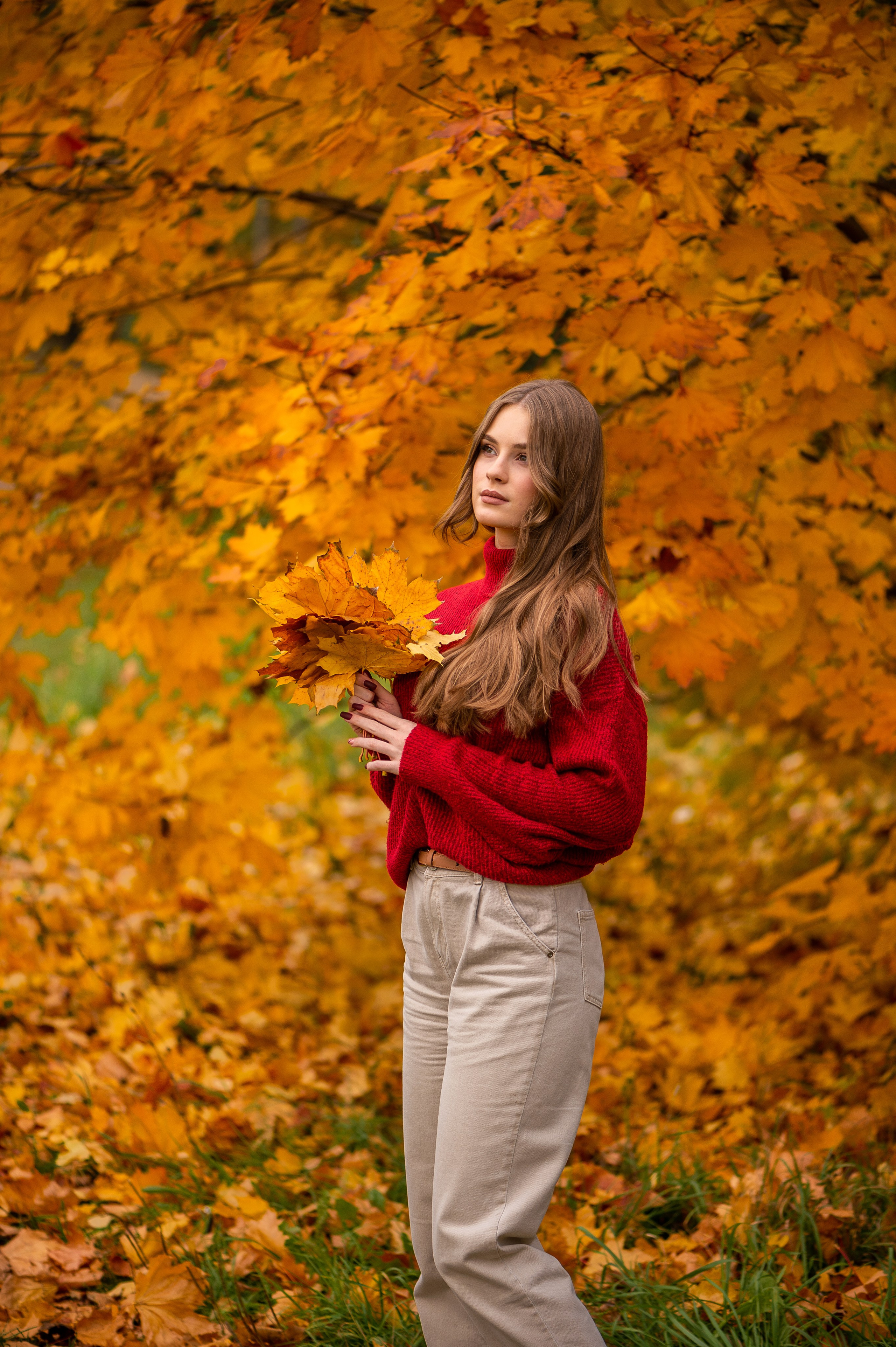 Осенняя фотосессия для Вероники. Фотосессии в Москве, женский и семейный фотограф Юлия Михайленко