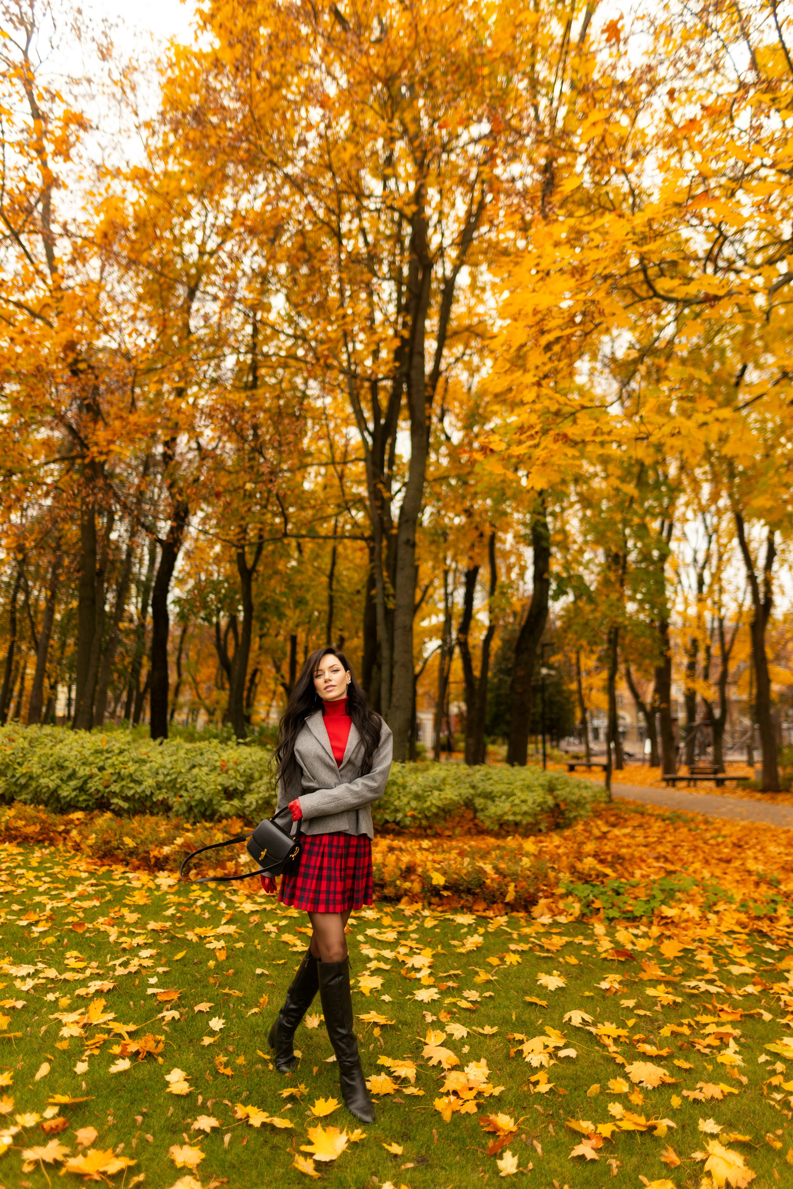 Фотосет с Екатериной в парке на осеннюю тему для «себя»