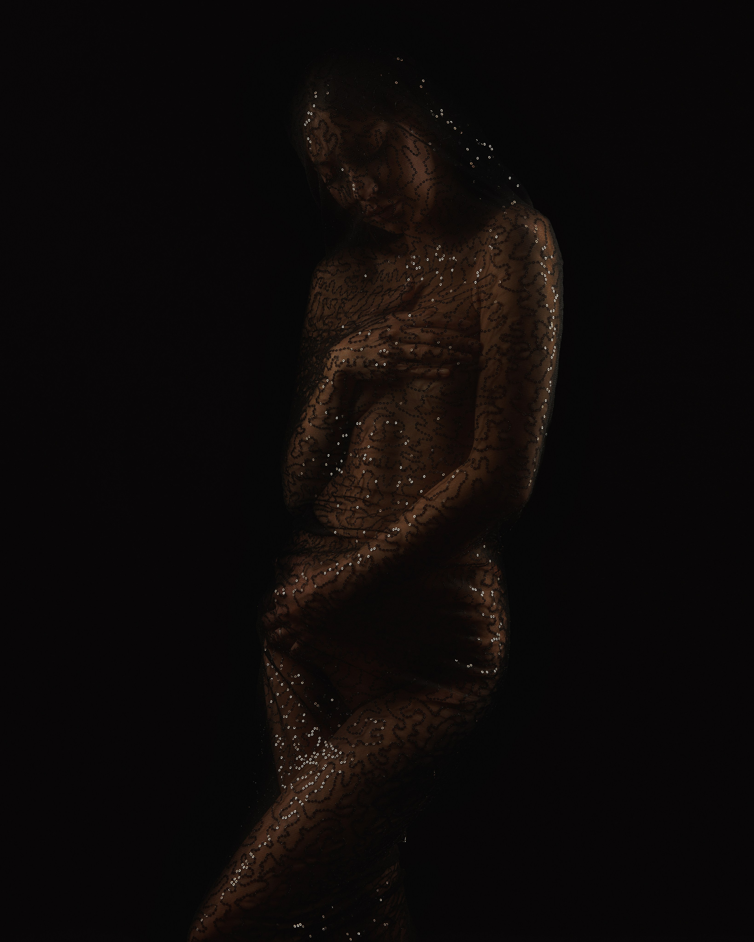 Съёмка на черном фоне