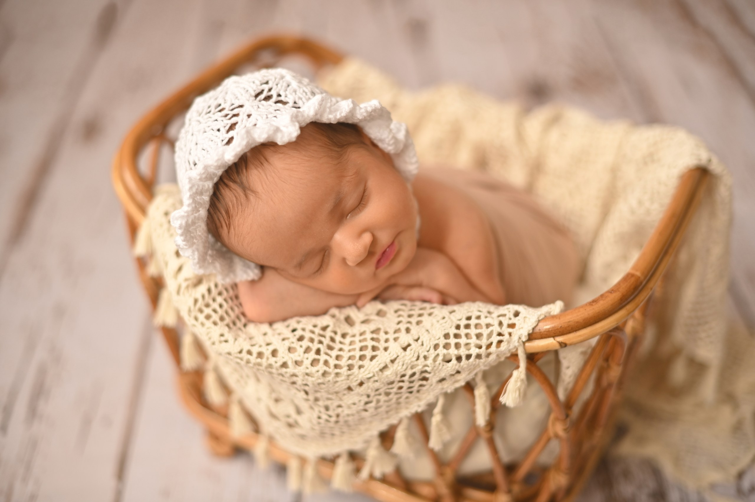 Милая Олеся 7 дней. Фотограф новорожденных во Владивостоке Панова Татьяна