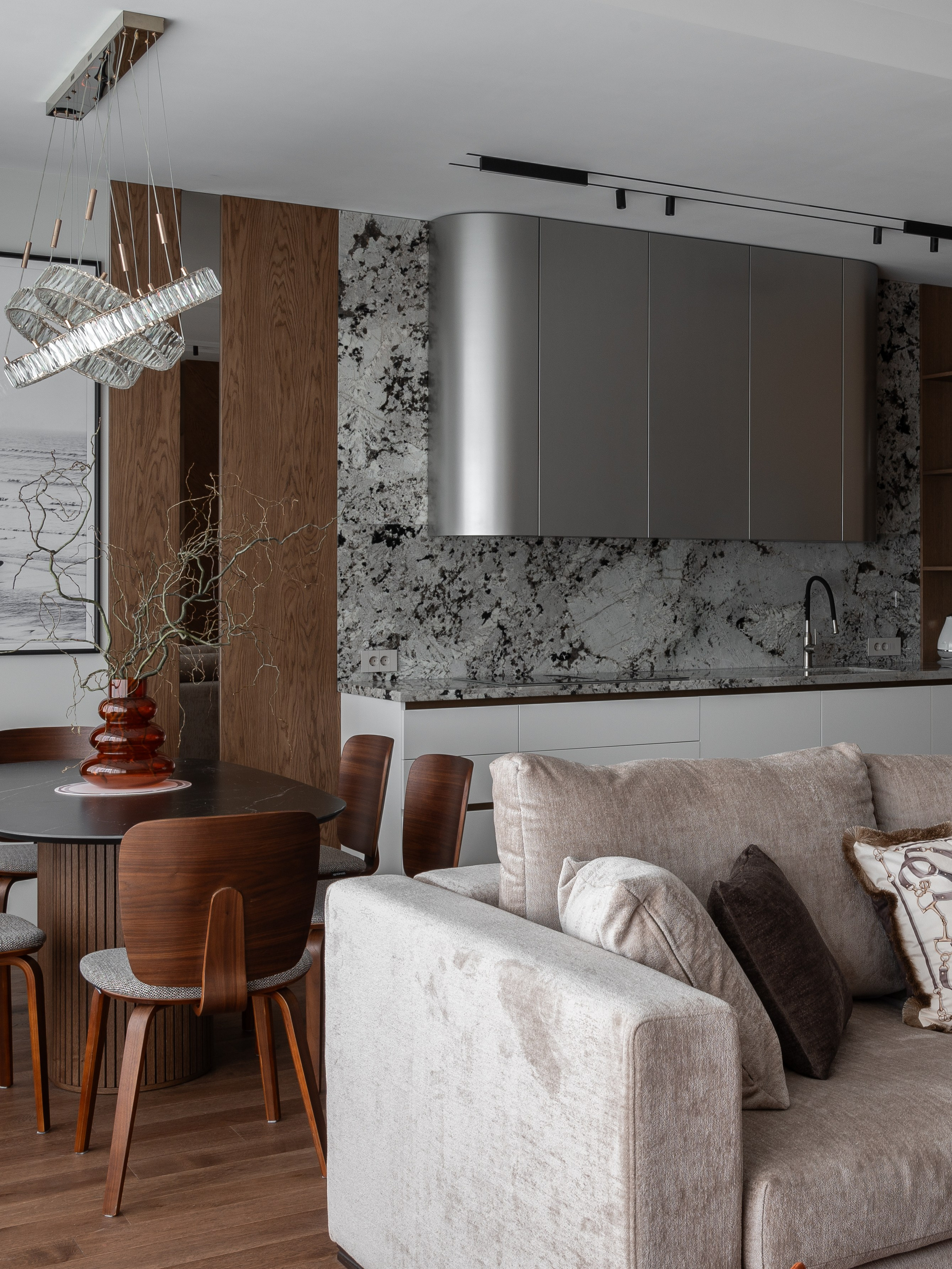 Квартира с видом на море. Интерьерный фотограф в Сочи Элина Габриелян