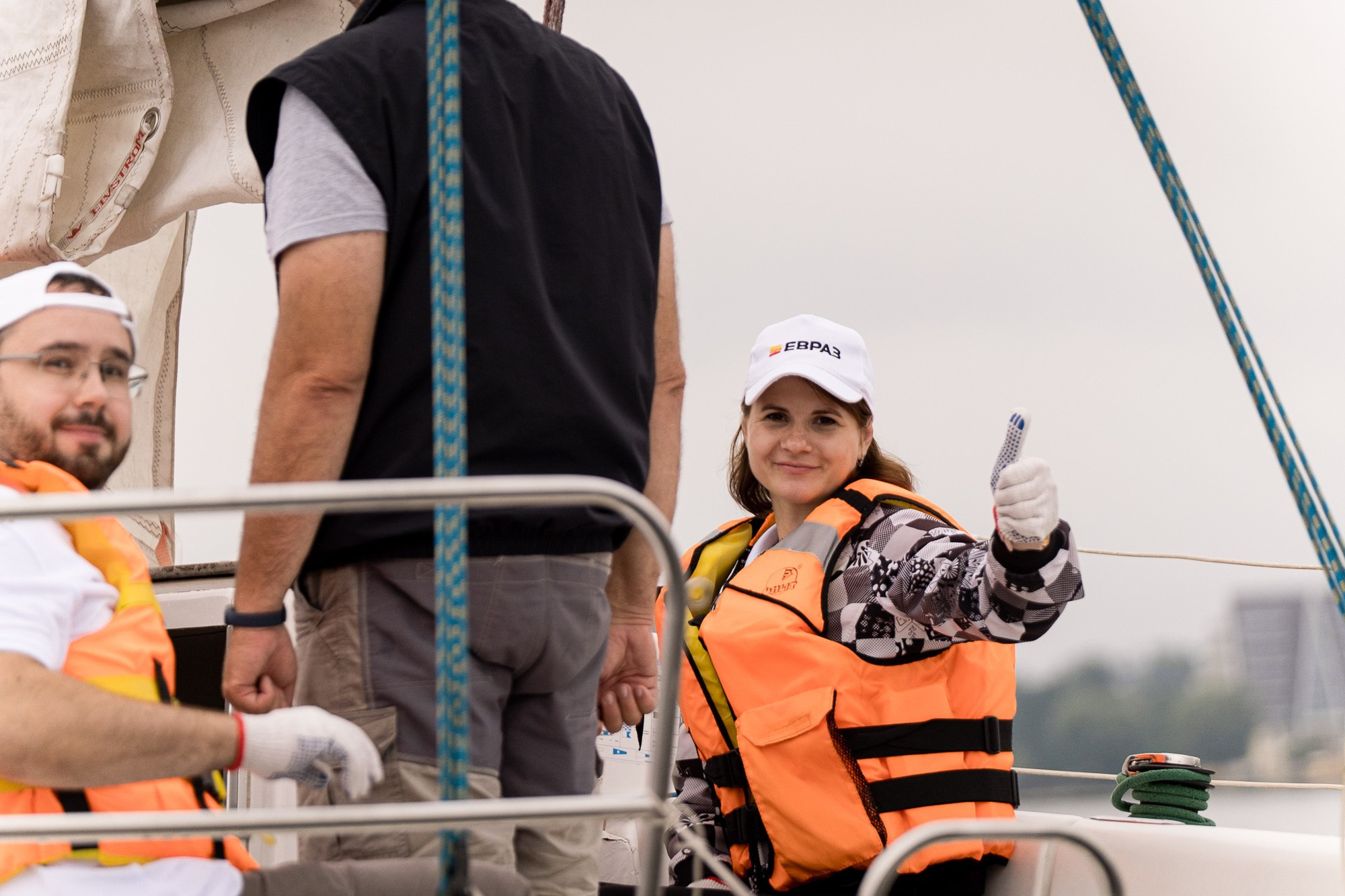 Корпоративная парусная регата Evraz. Репортажный фотограф Денис Тихомиров. Москва