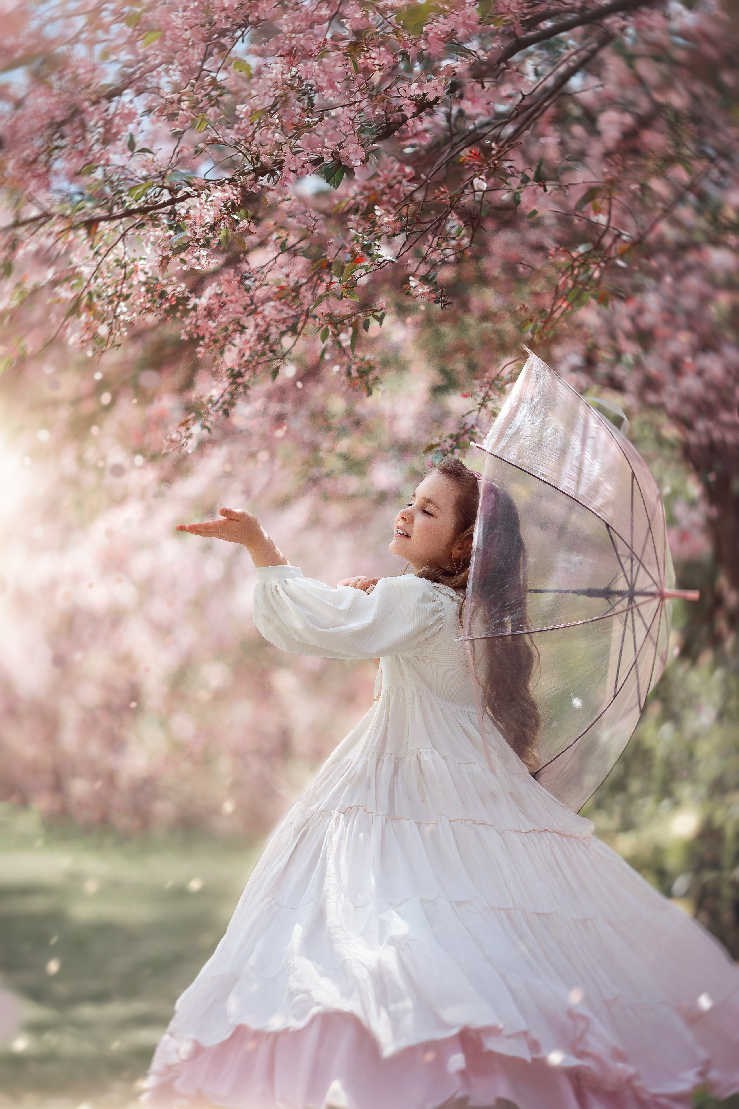 сказочная Фотосессия Фотосессия в цветении детский фотограф